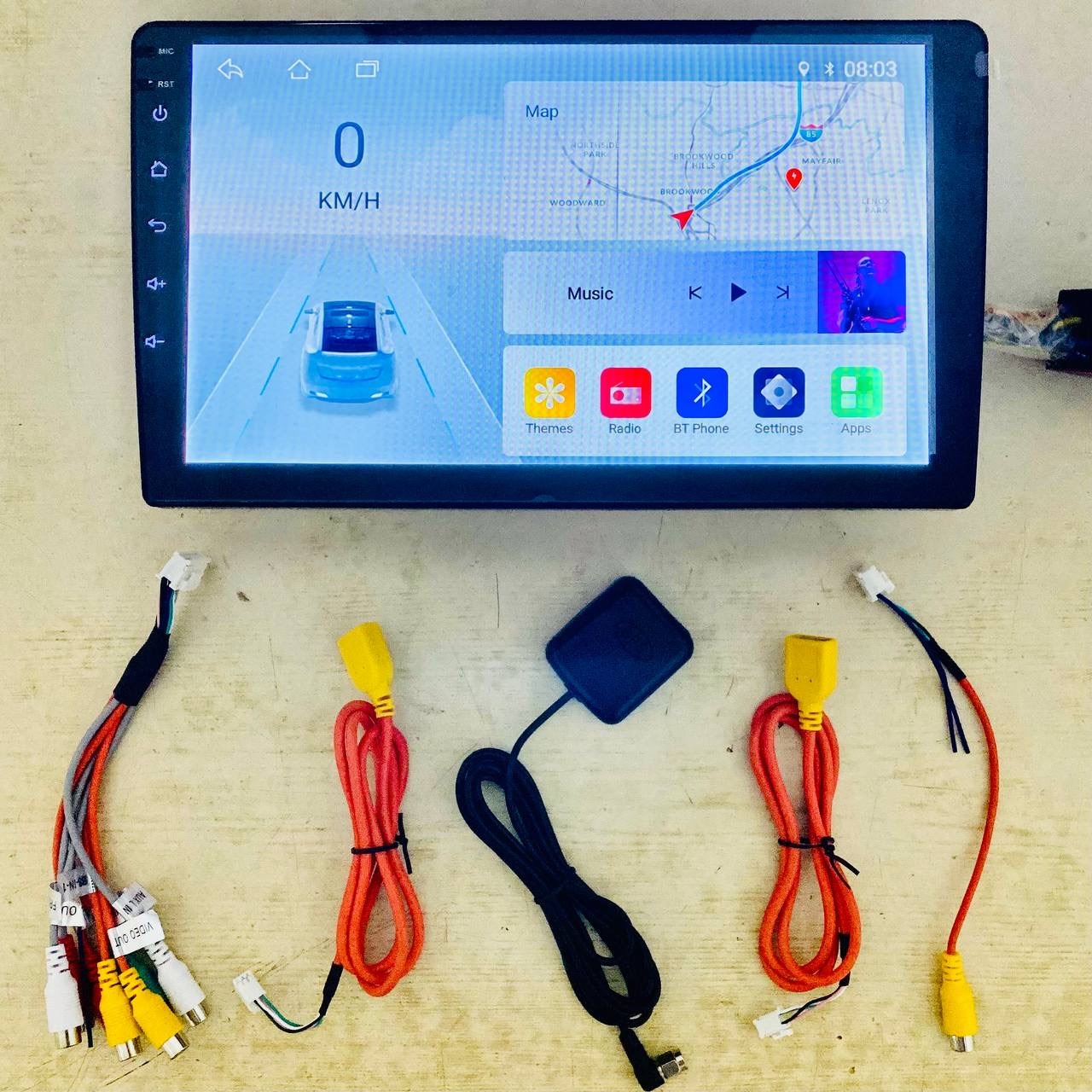 مانیتور اندروید هیوندای سانتافه برند MAX SOUND