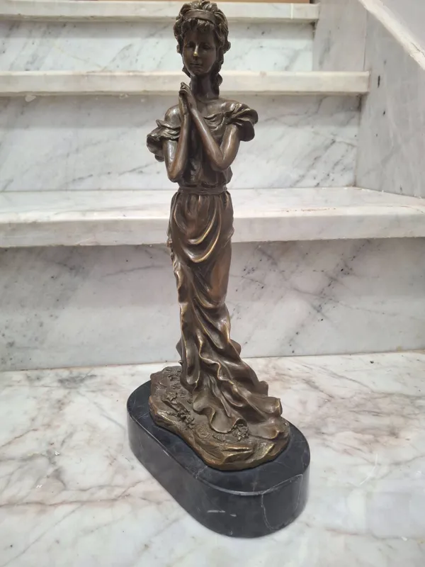 مجسمه برنز وارداتی الهه یونان