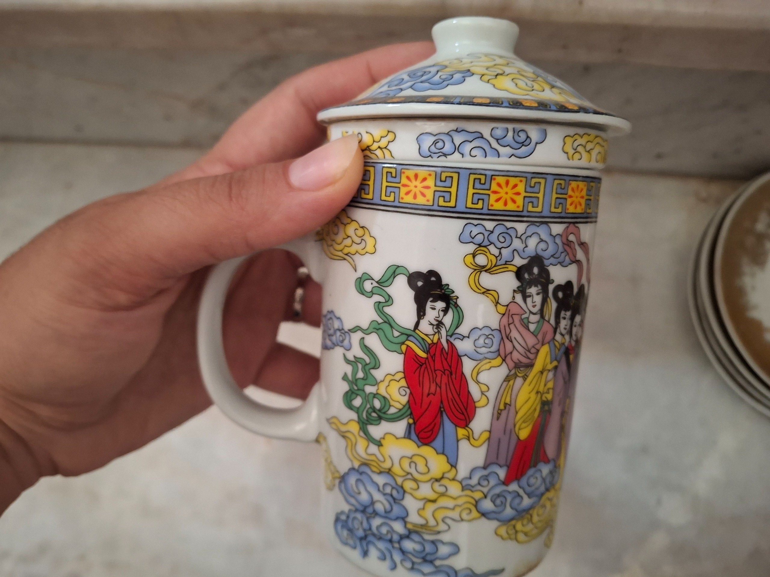 ماگ چینی طرح ژاپنی