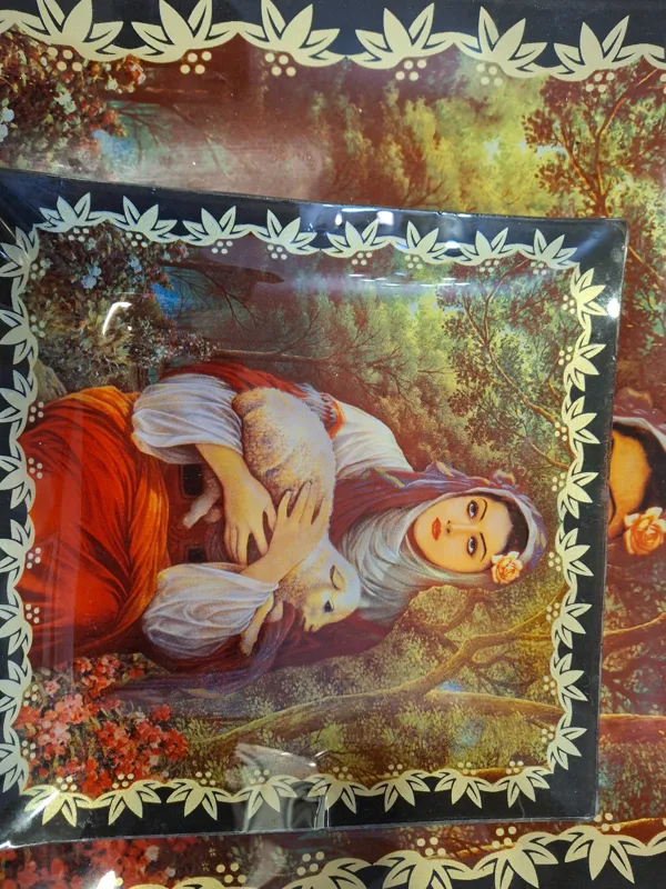 ست میوه خوری 7 پارچه طرح دختر