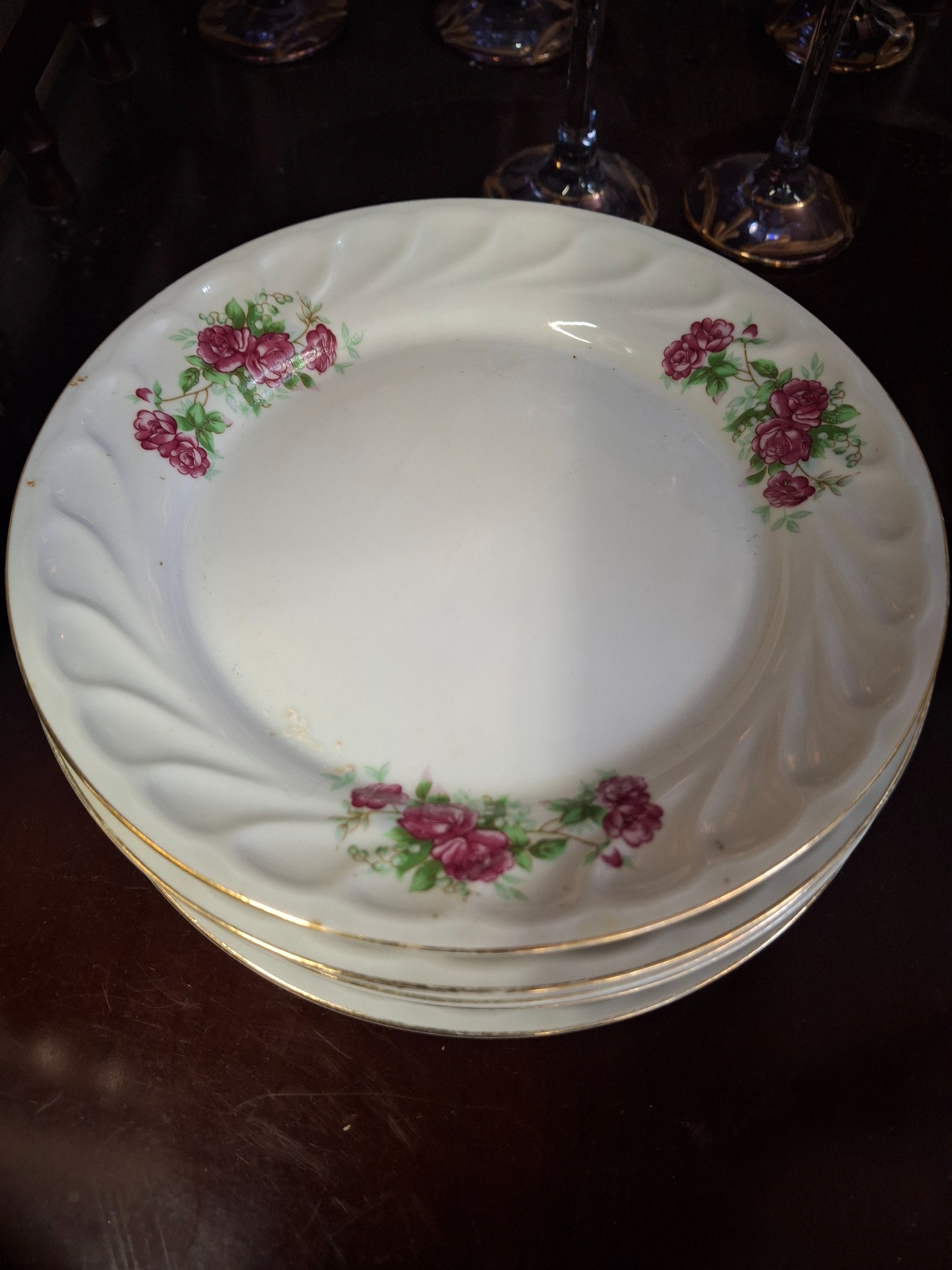 پبش دستی چینی گل سرخی 6 عددی