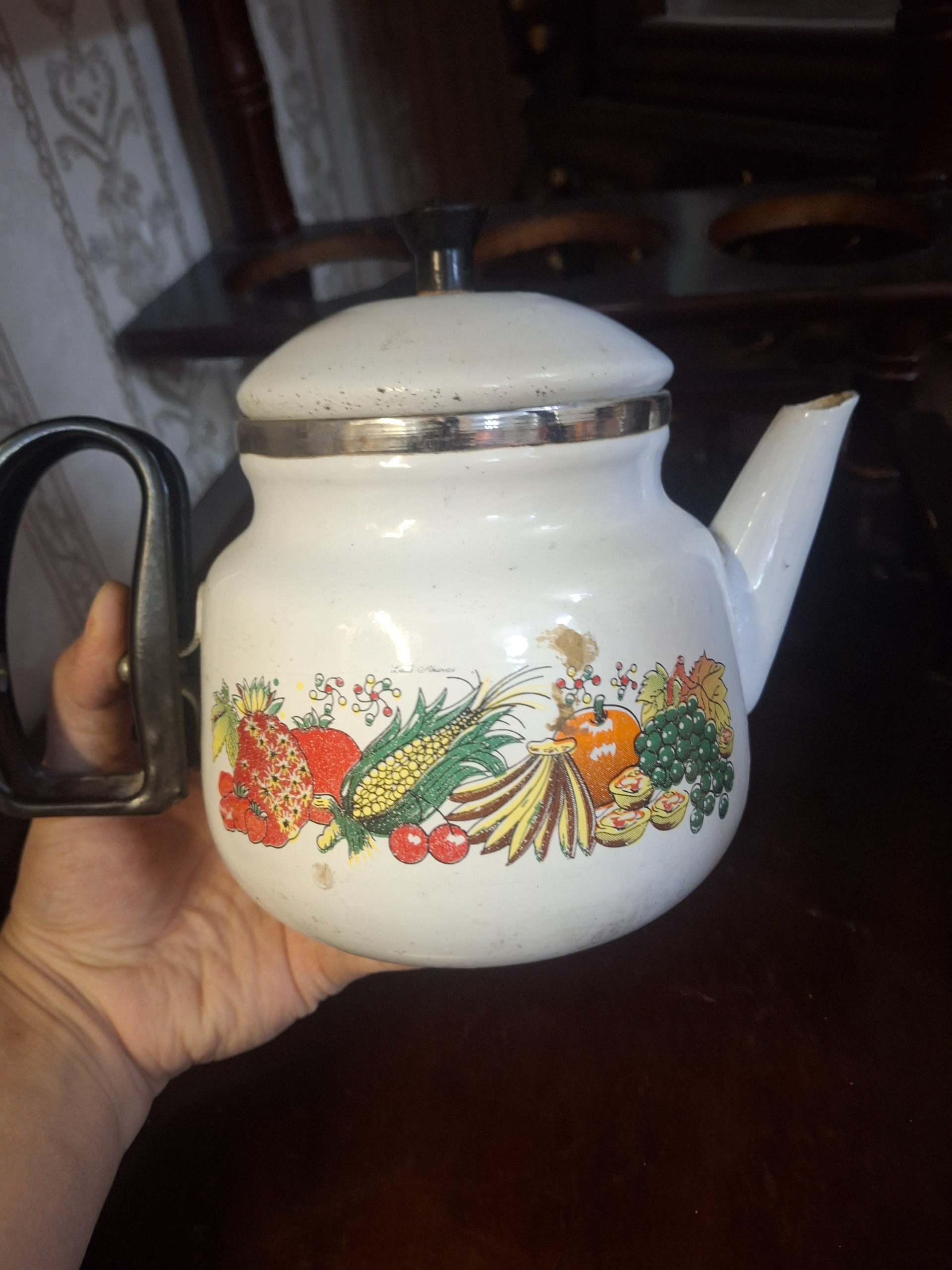 قوری چدن لعابی با ارسال رایگان