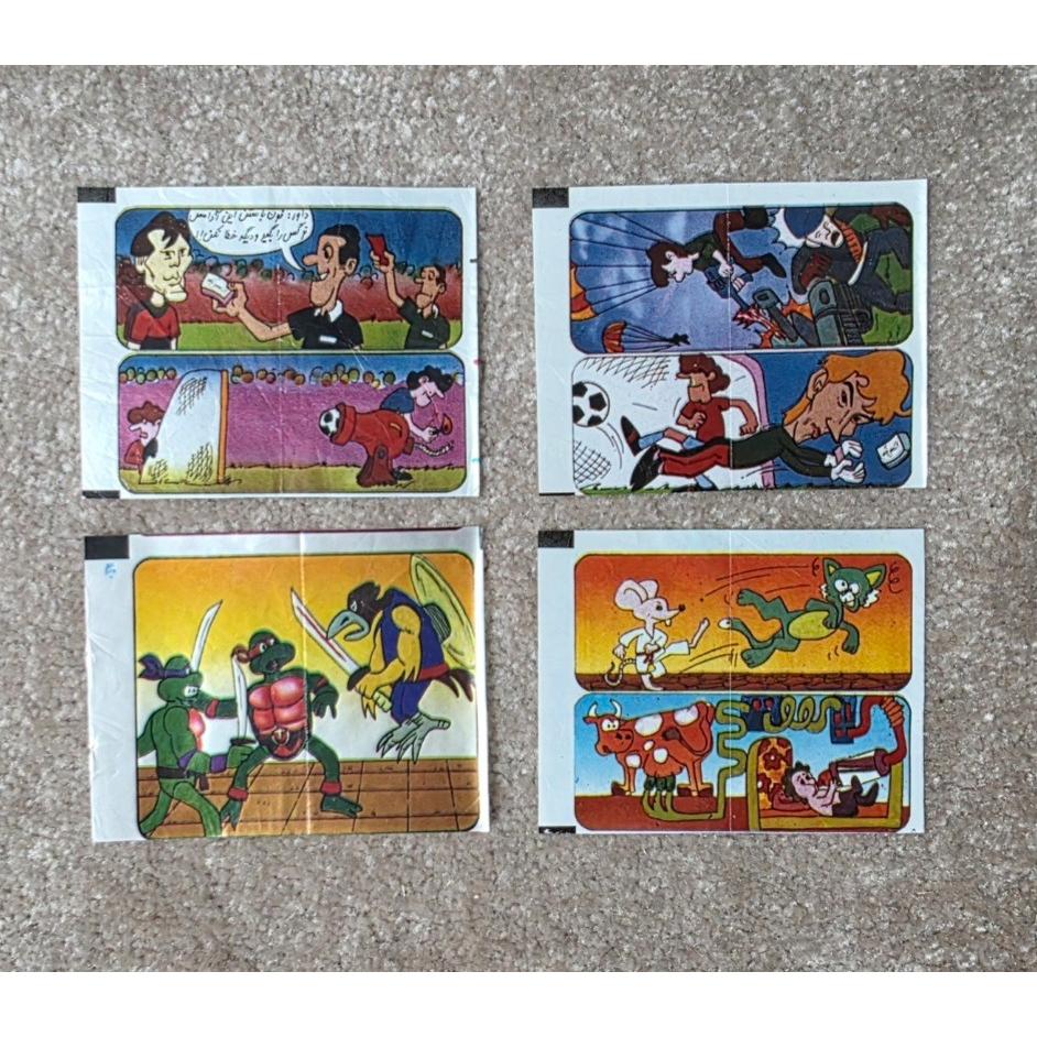 4 عدد نرگس نایلونی کارتونی