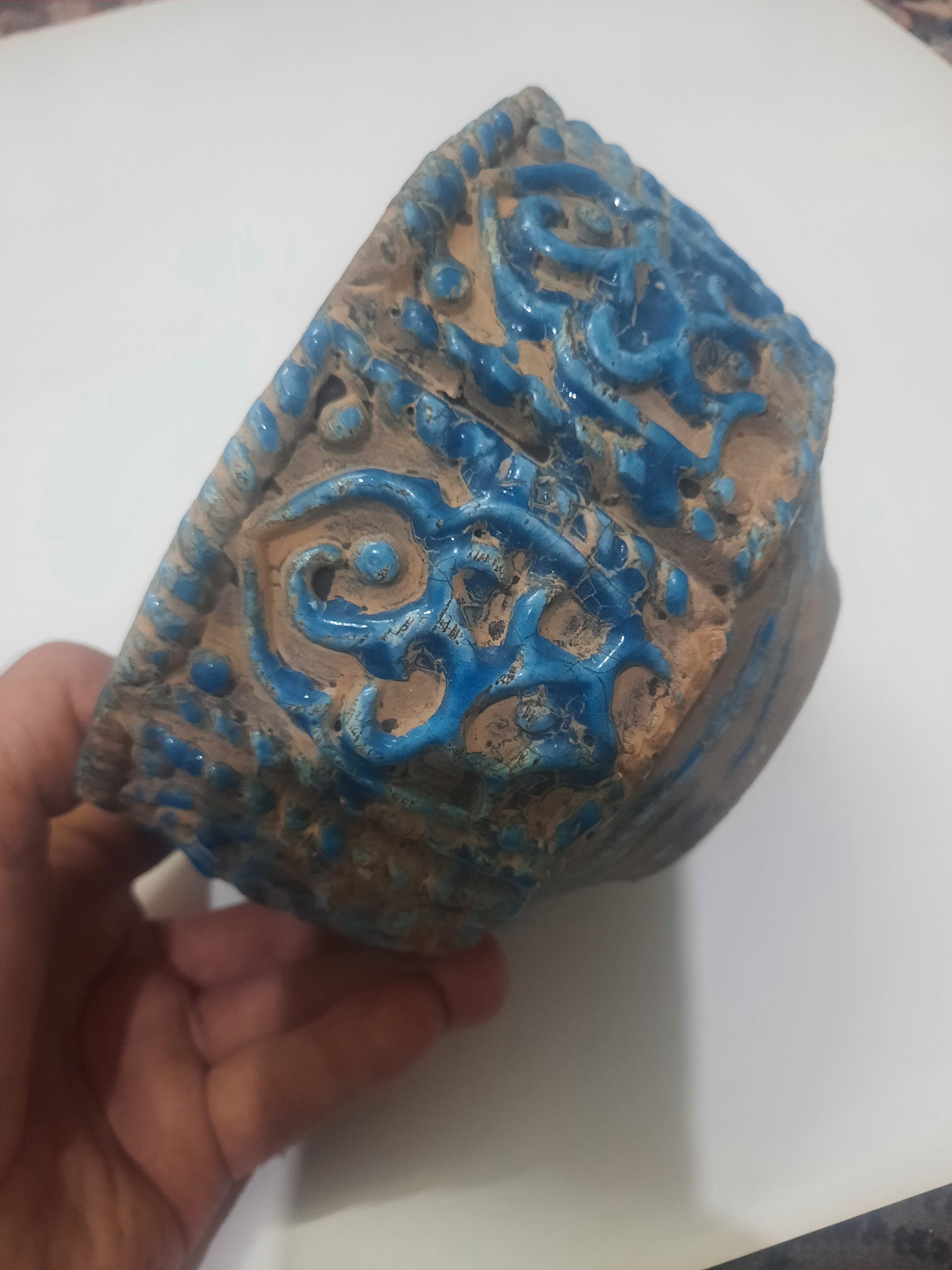 کاسه سفالی قدیمی توضیحات در پایین صفحه