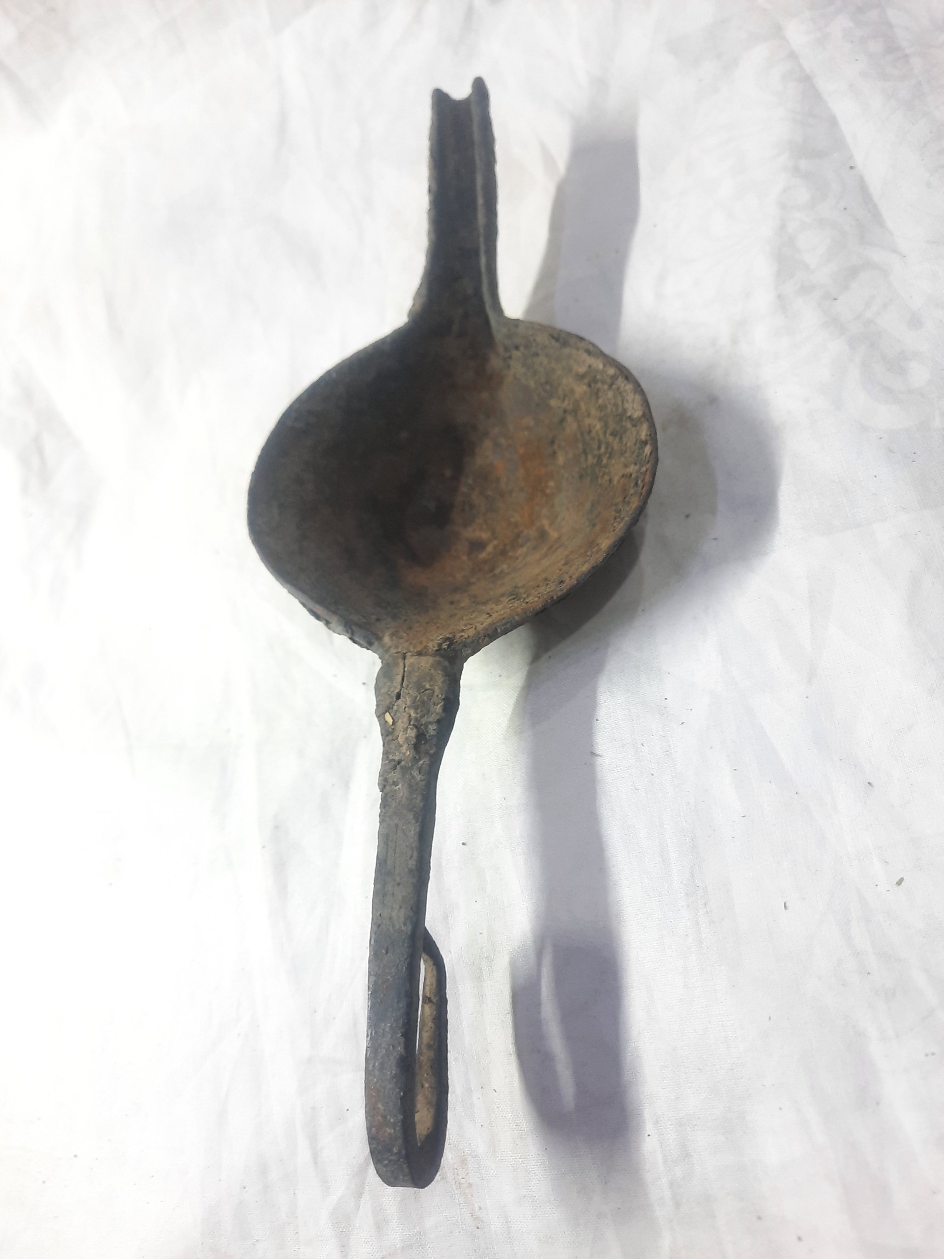 چراغ پی سوز قاجاری توضیحات در پایین صفحه
