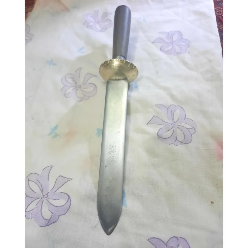 چاقو شکاری تیغه در حد دمشقی، ابعاد در توضیحات