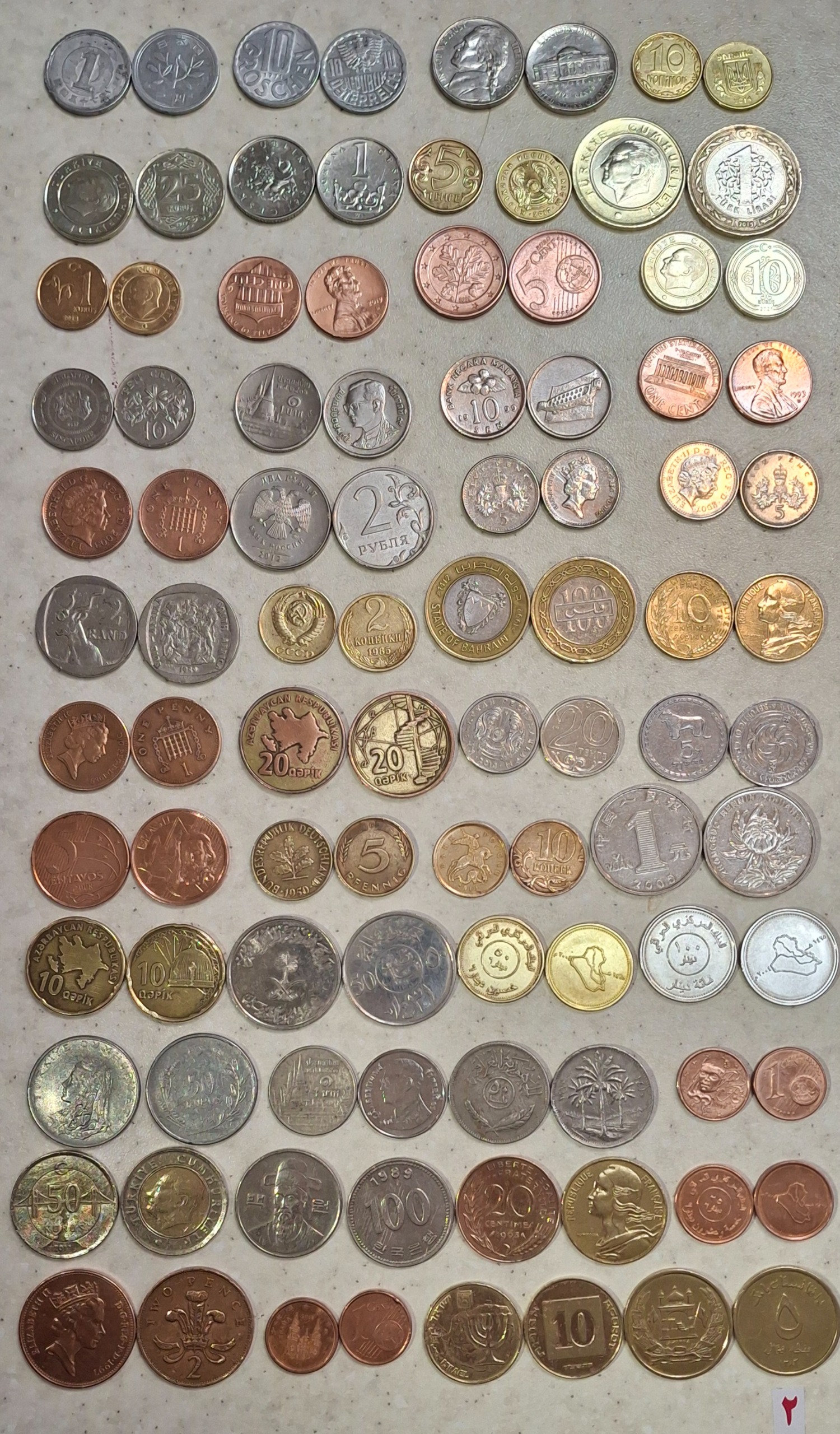 سکه خارجی 48 جفت 96عدد