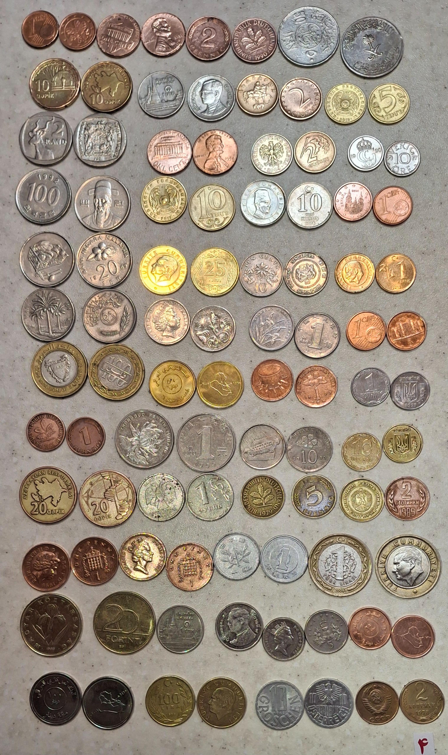 سکه خارجی 48 جفت 96 عدد