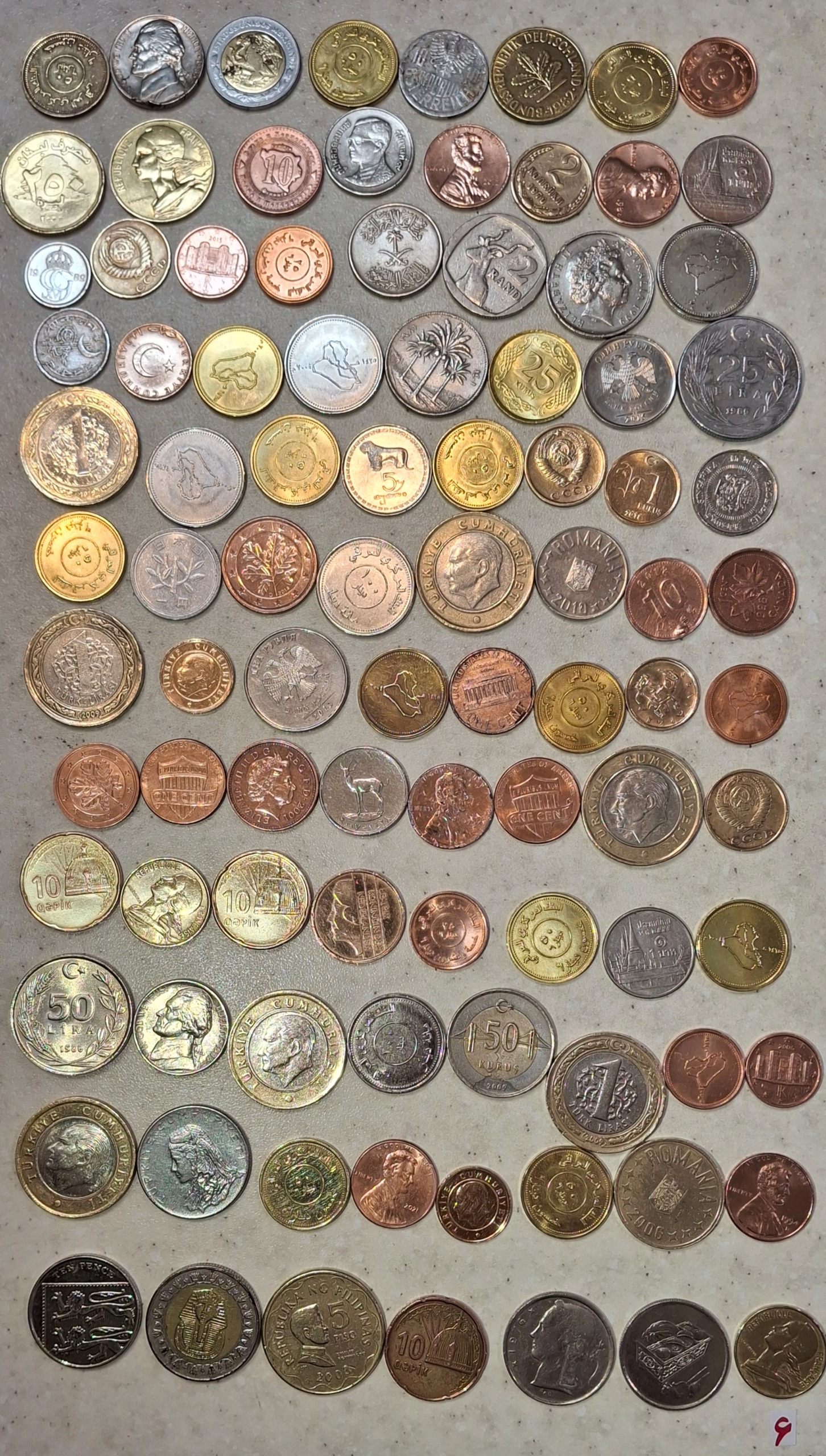 سکه خارجی 95 عدد