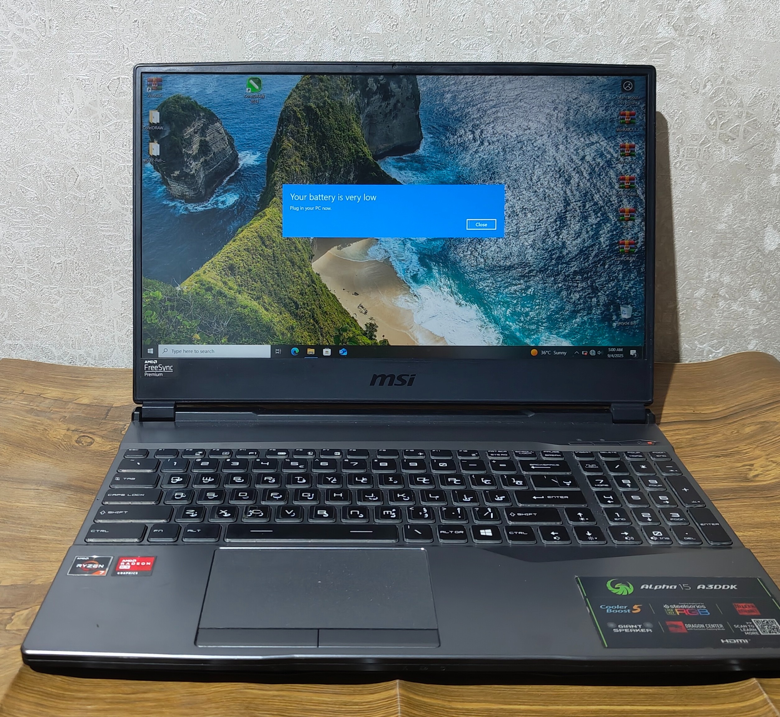 Msi alpha 15