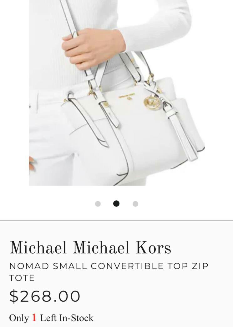 کیف چرم اصل اورجینال مایکل کورس تگدار