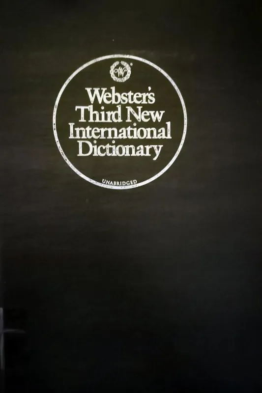 Websters Third New International Dictionary غیراصل