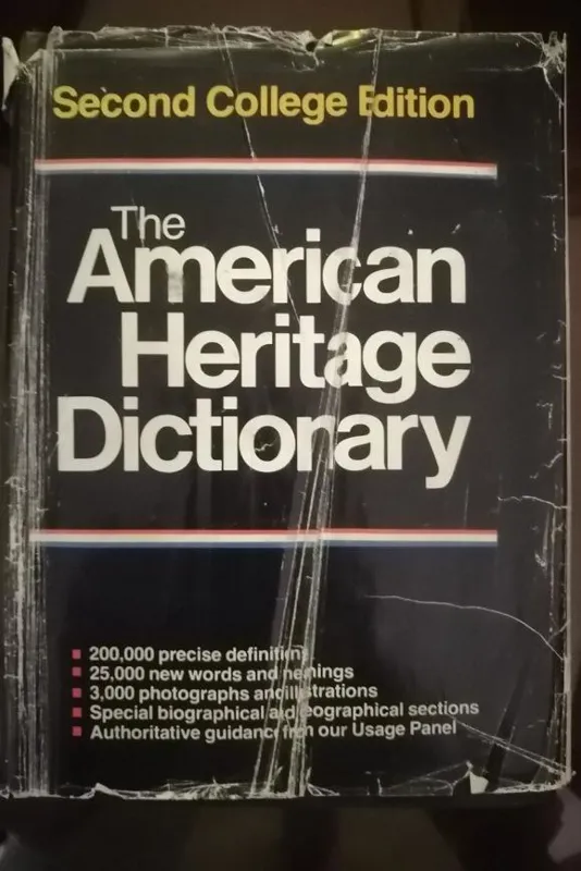 The American Heritage Dictionary