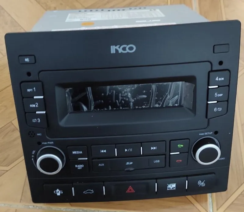 ضبط فابریک پژو  پارس و 405 داشبورد جدید بلوتوث دار