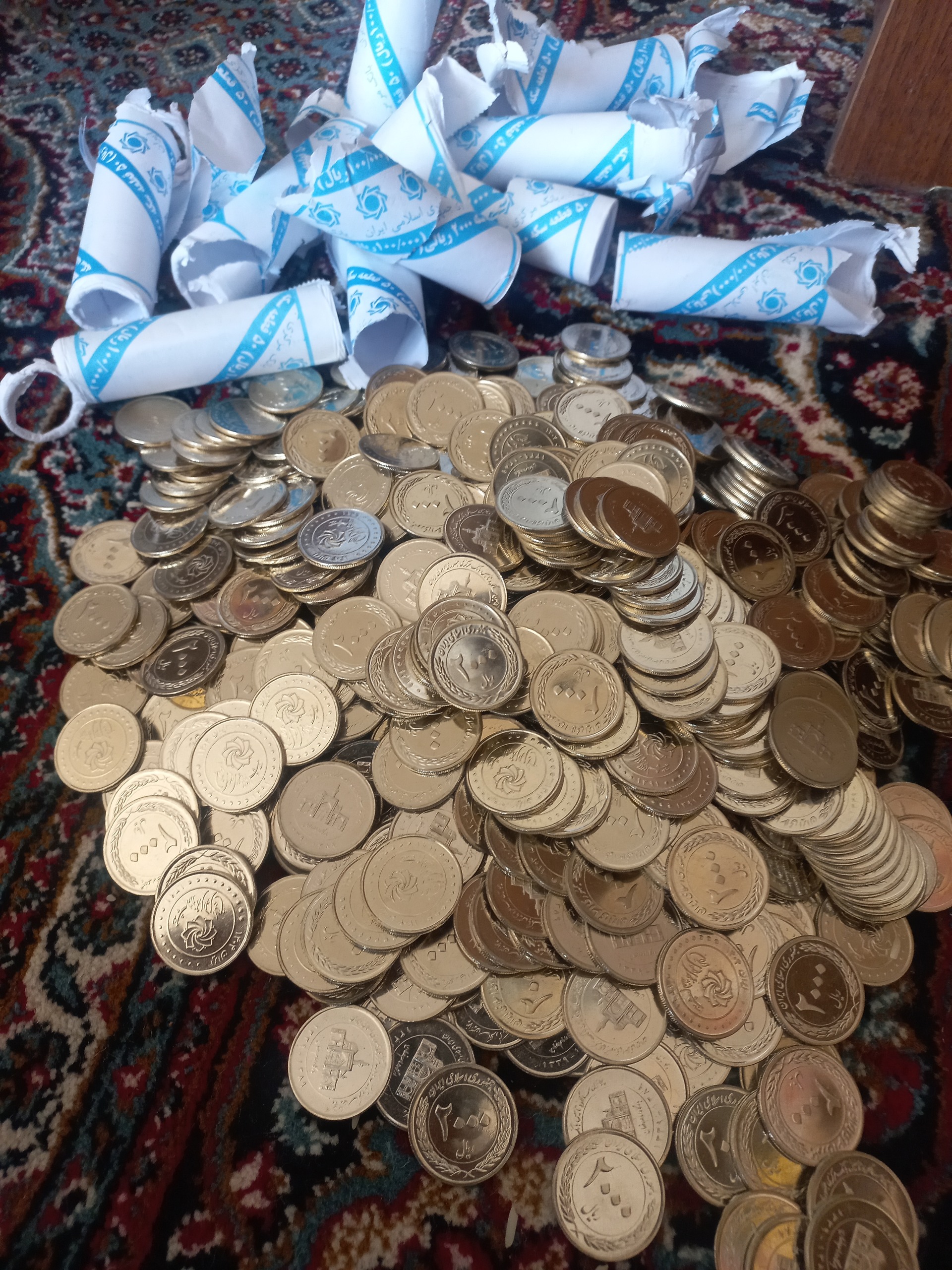400 عدد سکه 200 تومان سند چشم انداره 1391