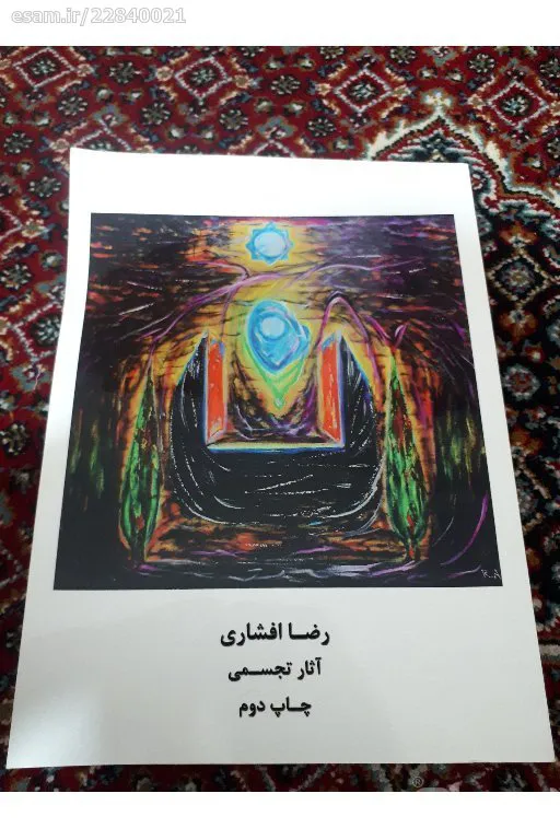 کتاب آثار تجسمی رضا افشاری