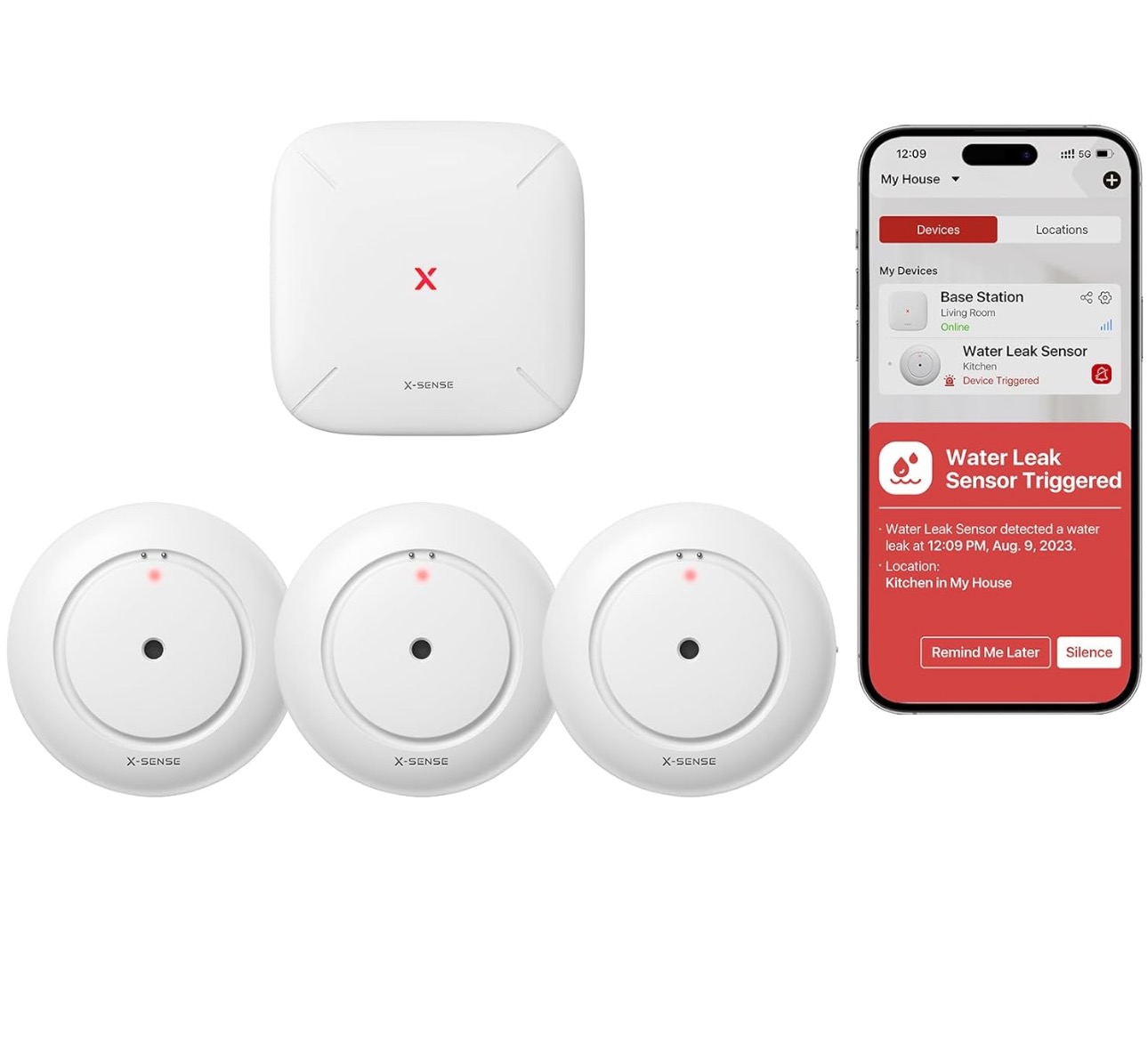 اشکار ساز هوشمند نشست آب SWS54