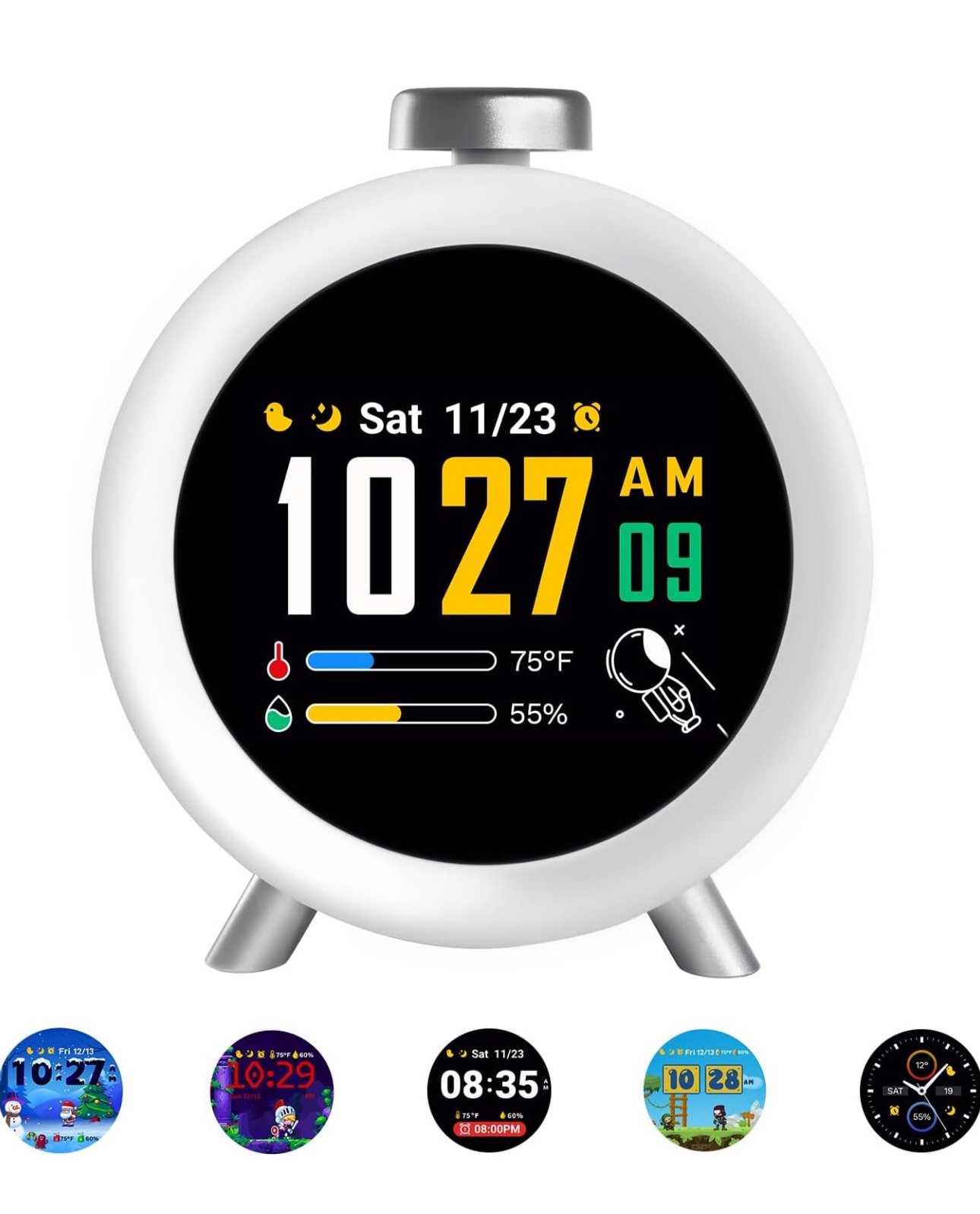 ساعت رومیزی و دماسنج