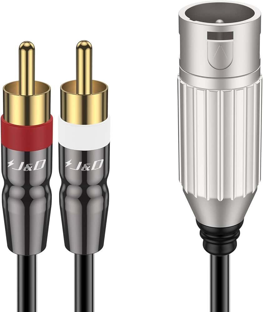 کابل صوتی JD XLR-2RCA Y
