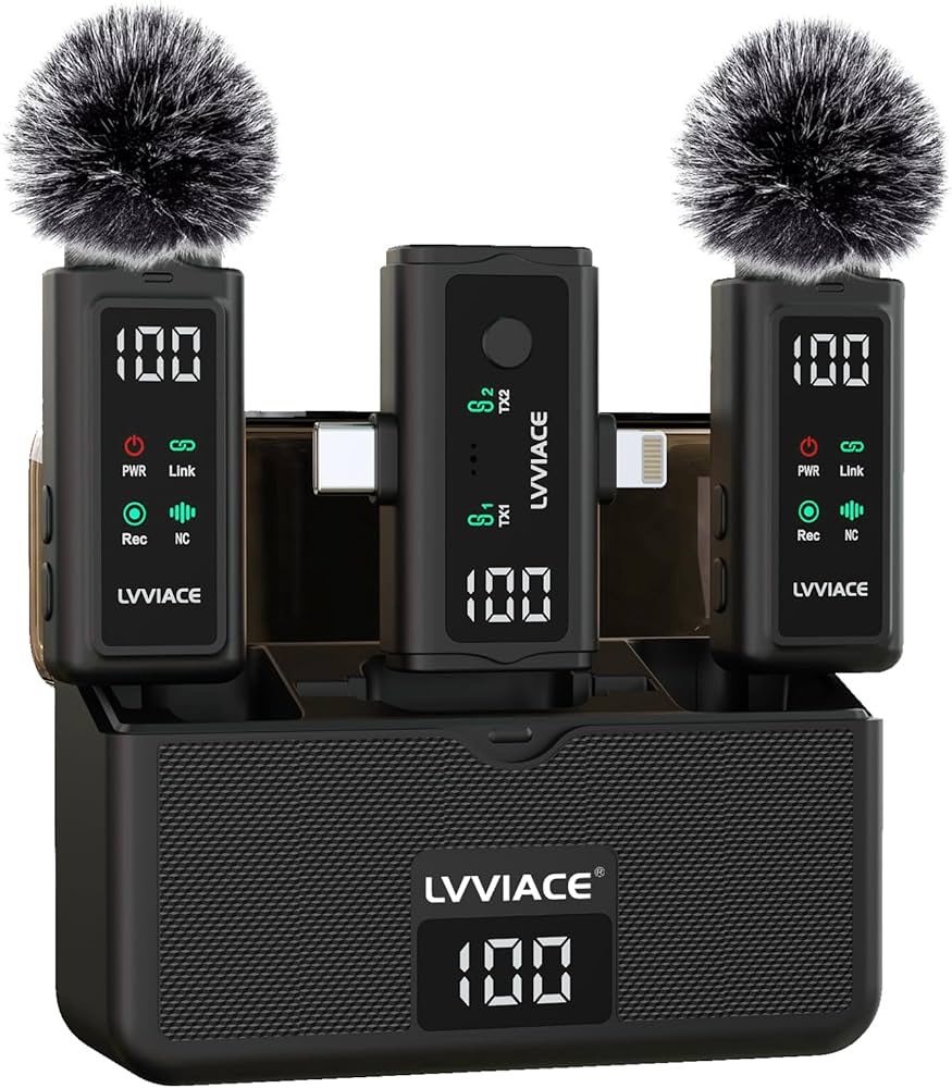 میکروفون یقه ای 3 در 1 LVVIACE