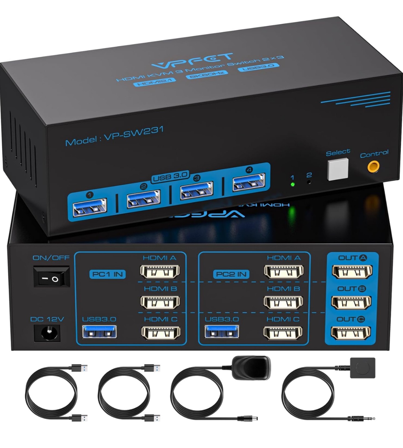 سوئیچKVM مدل VP-SW231