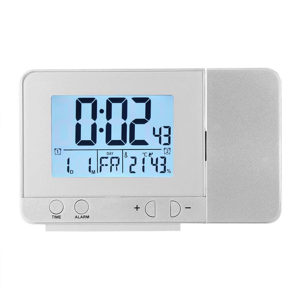 ساعت زنگدار پروژکتور LED