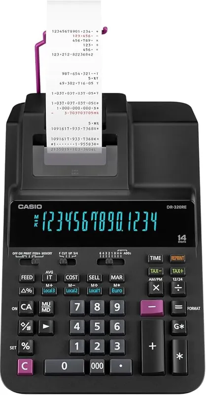 ماشین حساب پرینتر casio