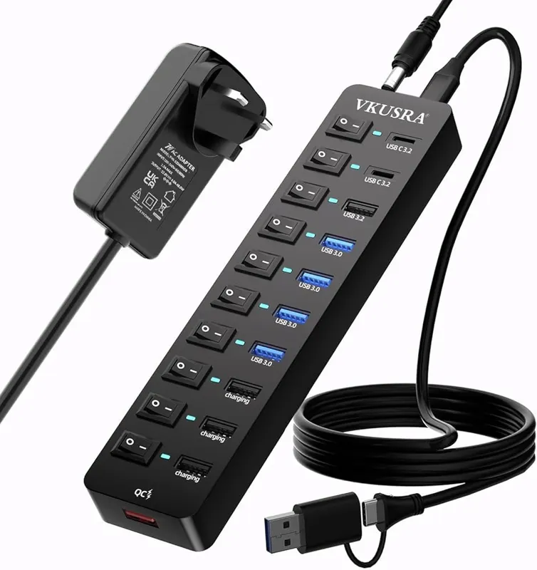 هاب پاور دار USB VKUSRA