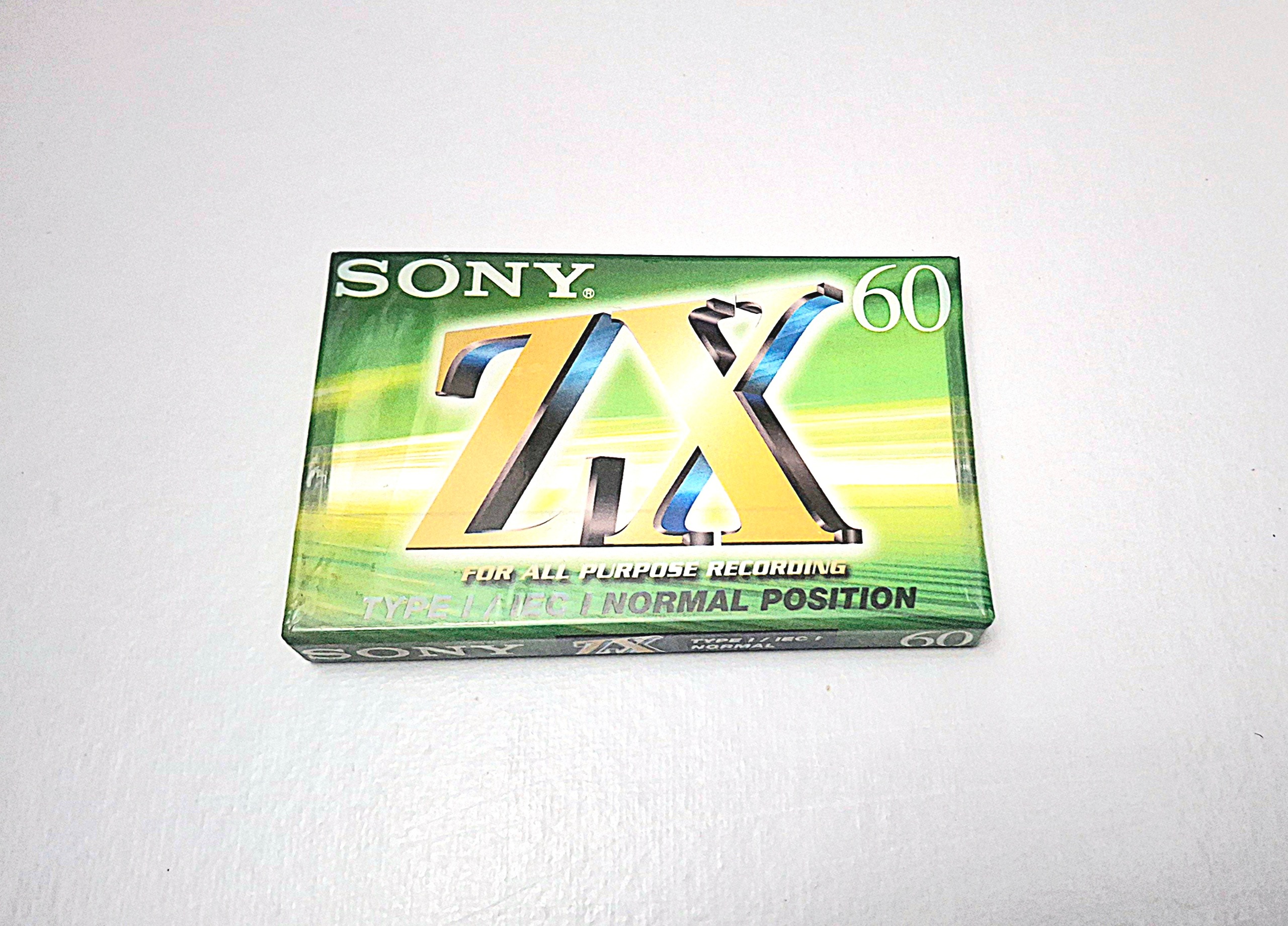 نوار کاست خام و پلوم سونی مدل zx