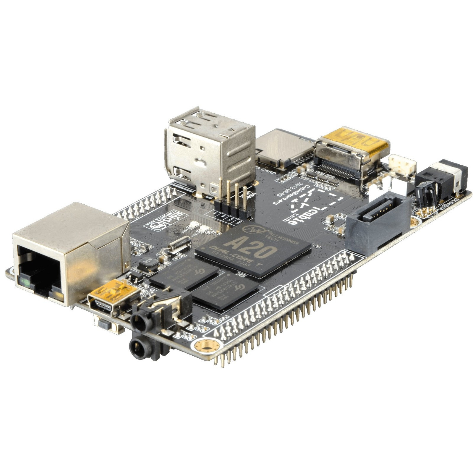 کوبی برد cubieboard 2  بهمراه LCD ارجینال
