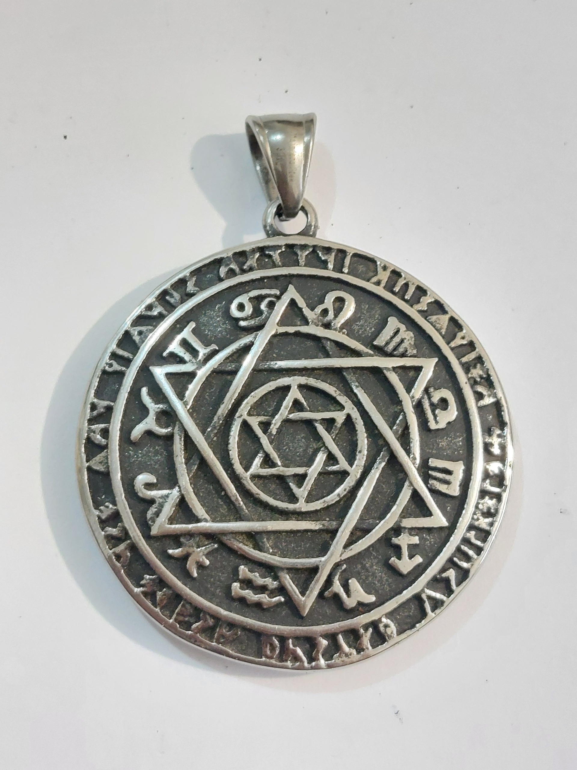 آویز گردنبند حضرت سلیمان ویکان کابالا