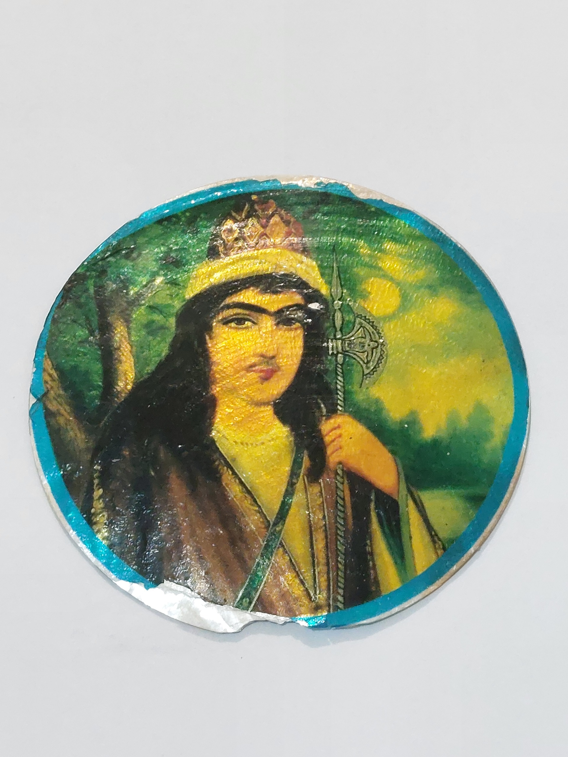 تصویر نور علیشاه روی صدف