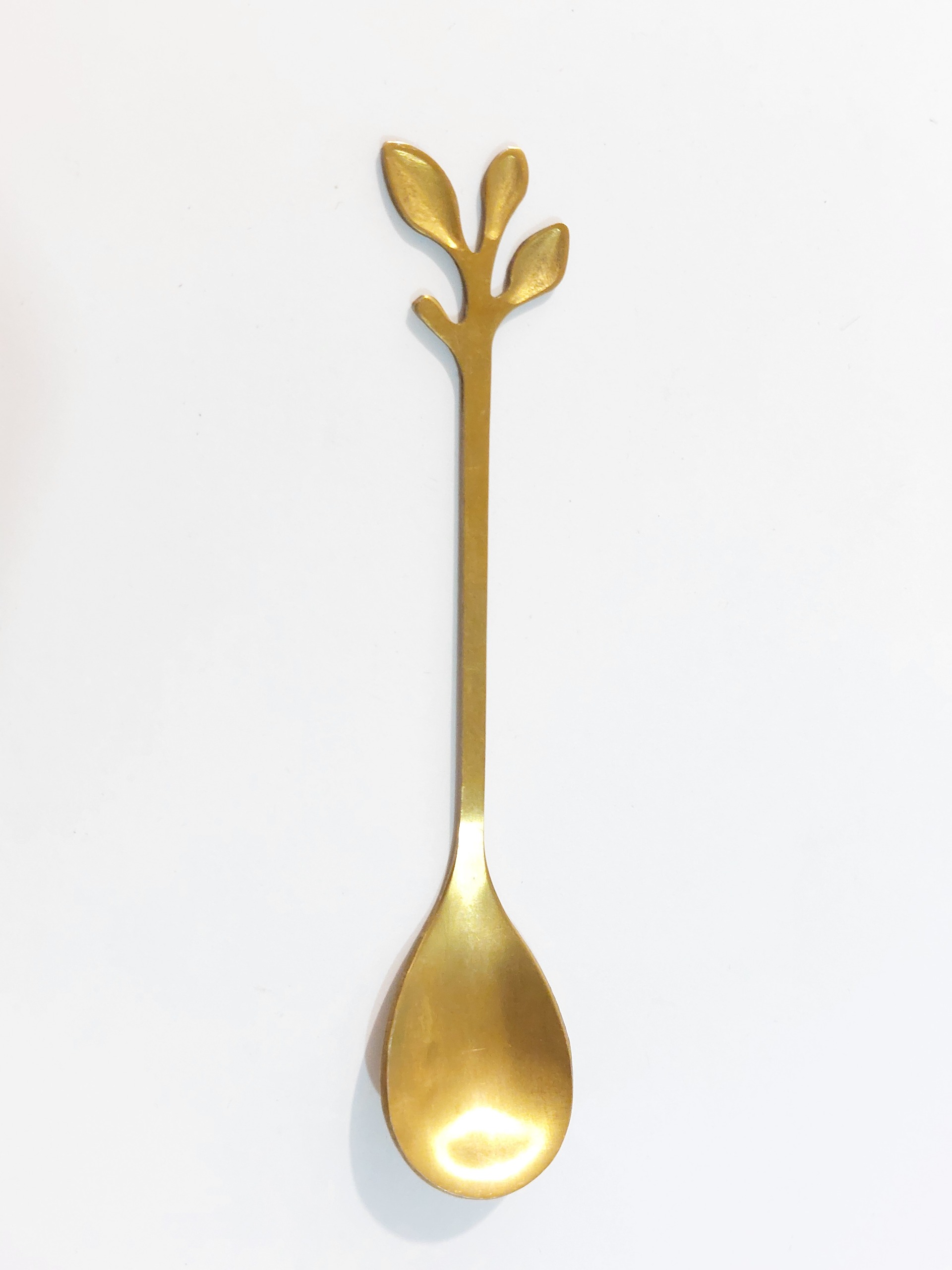 قاشق چایخوری مدل برگ درخت