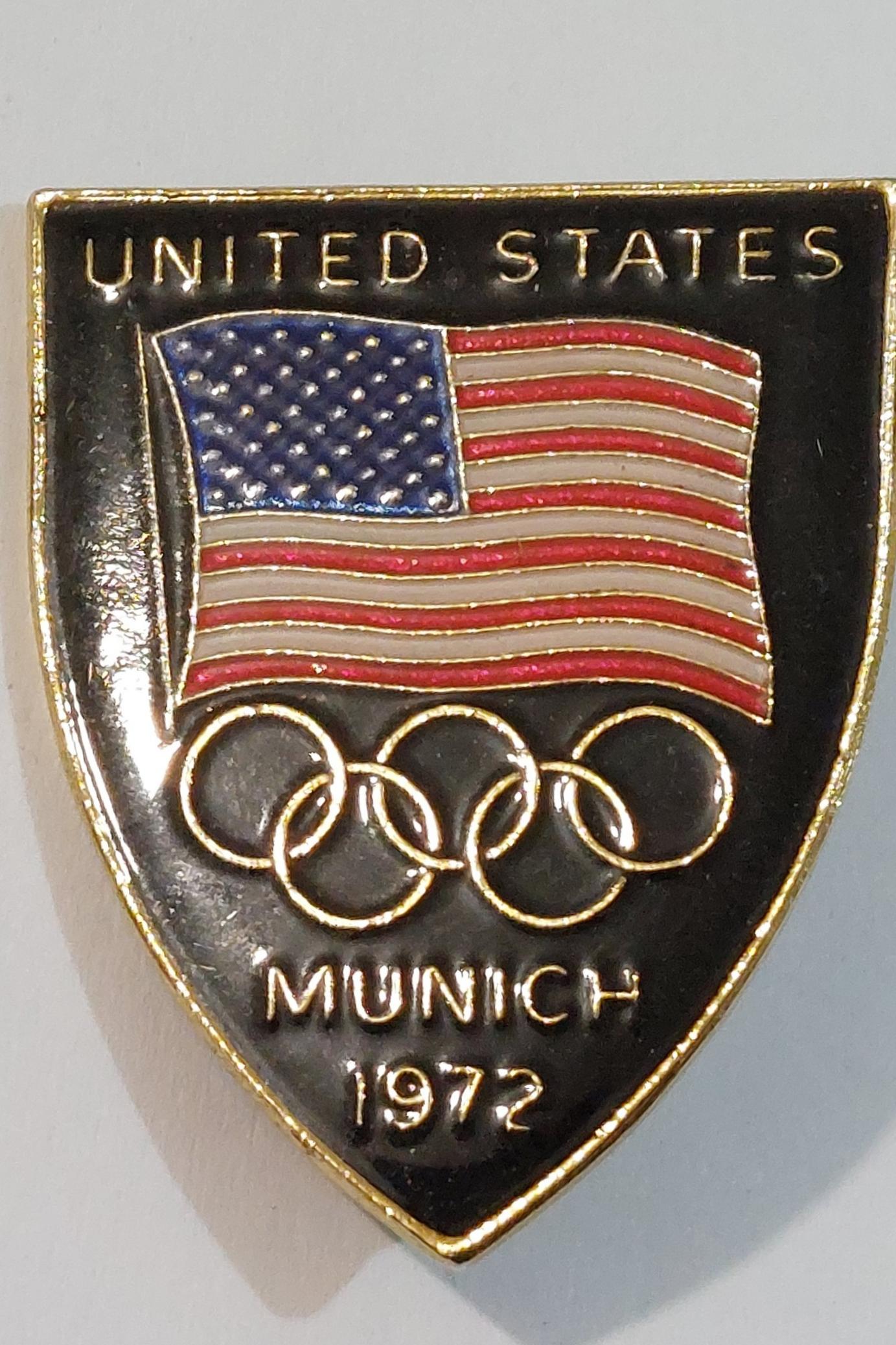 سنجاق سینه ایالت متحده آمریکا المپیک مونیخ 1972
