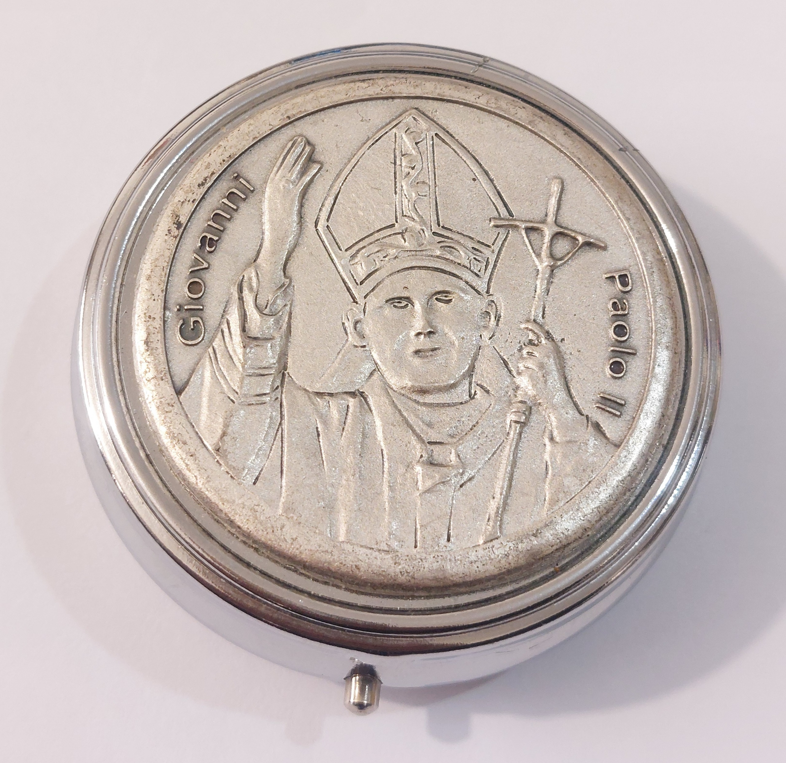 جعبه کلکسیونی با تصویر پاپ ژان پل دوم