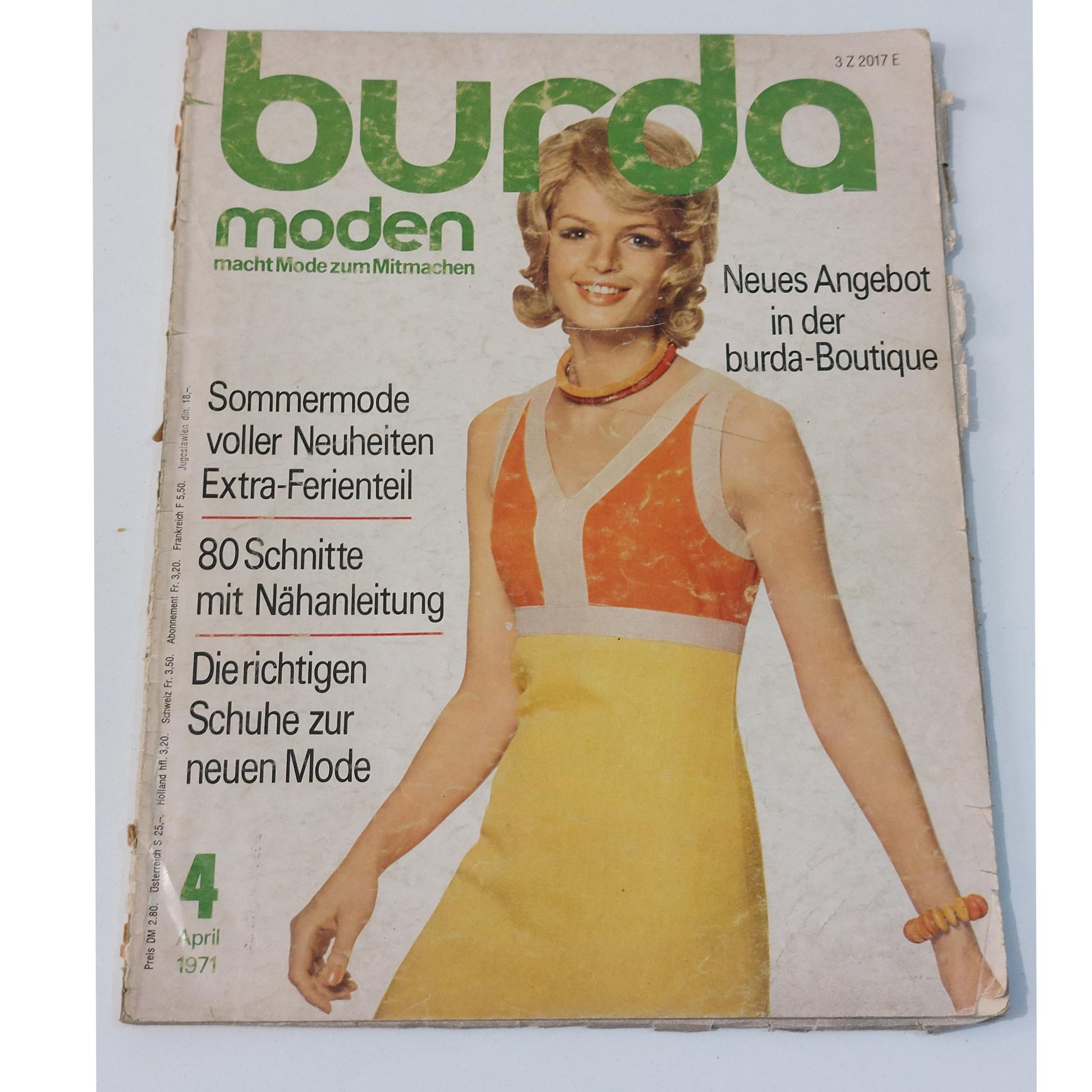 مجله مد و زیبایی burda قدیمی