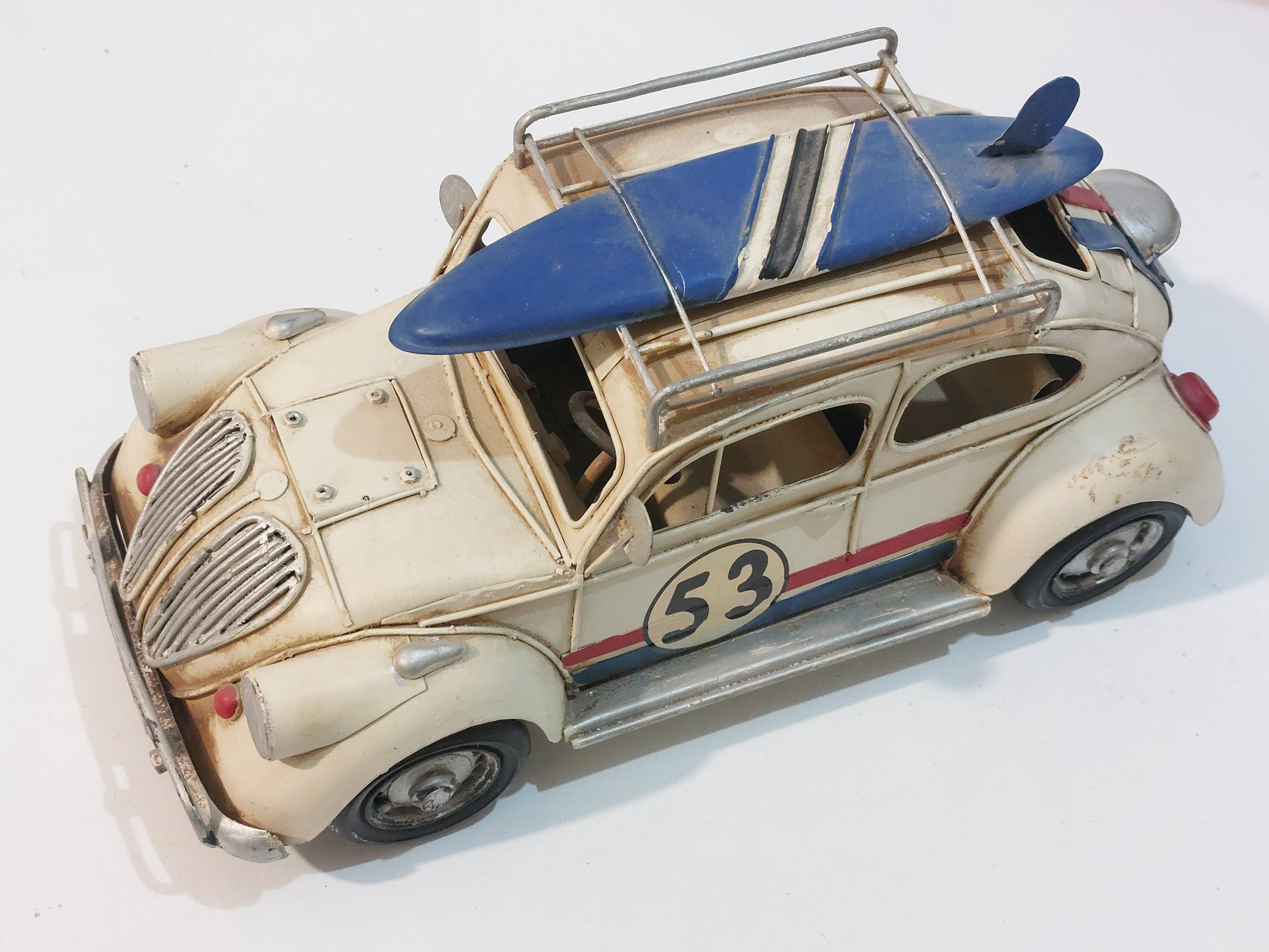 ماکت ماشین فلزی فولکس قورباغه ای دست ساز