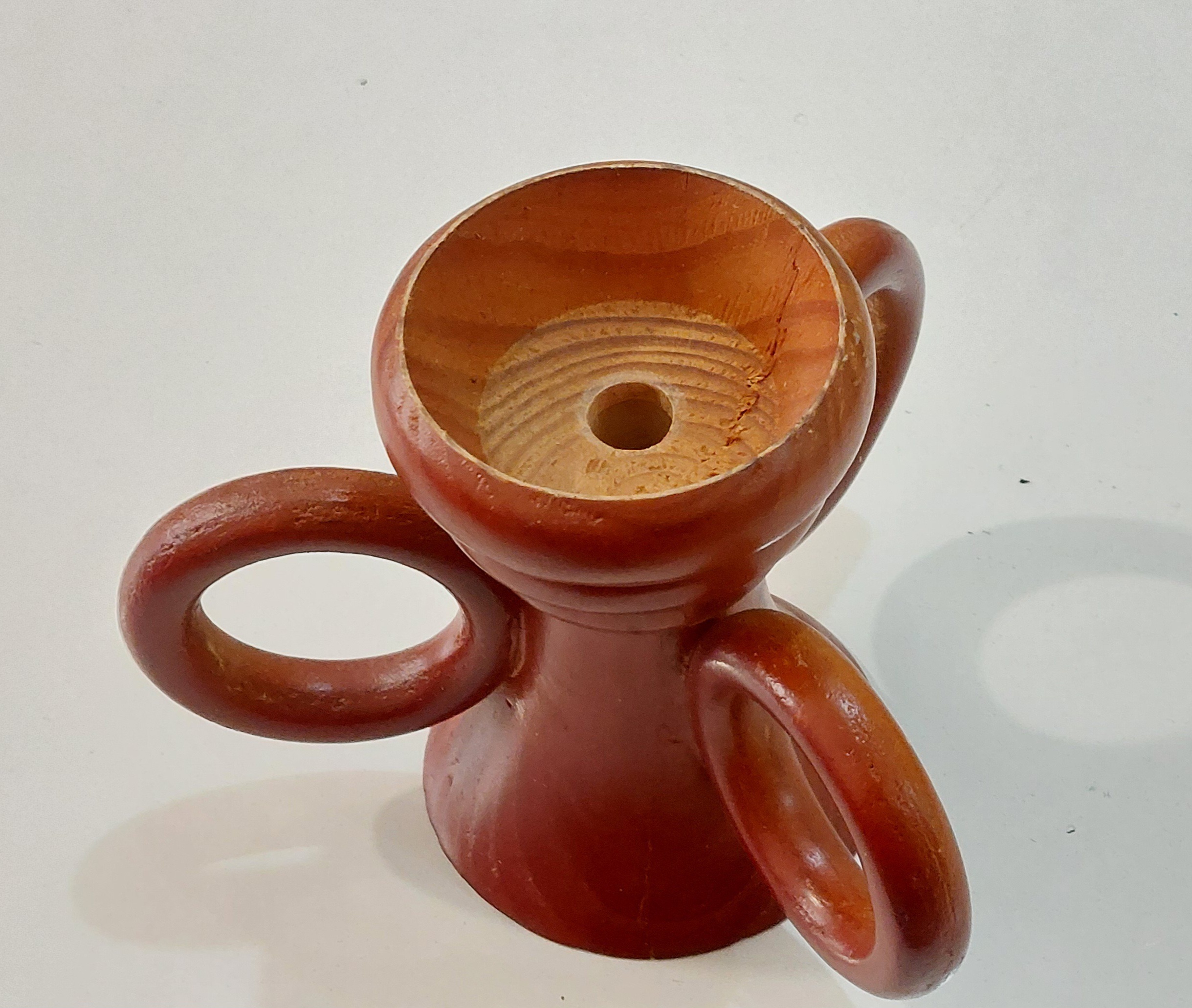 جاشمعی چوبی سه دسته