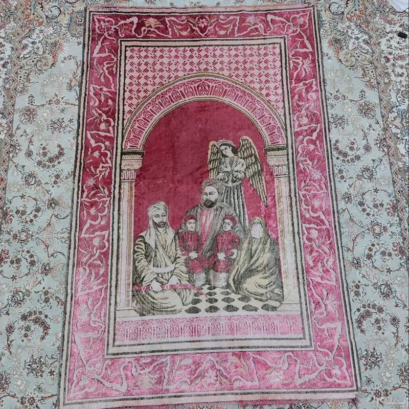 دیوارکوب ابریشمی قدیمی باتصویر 5 آل عبا