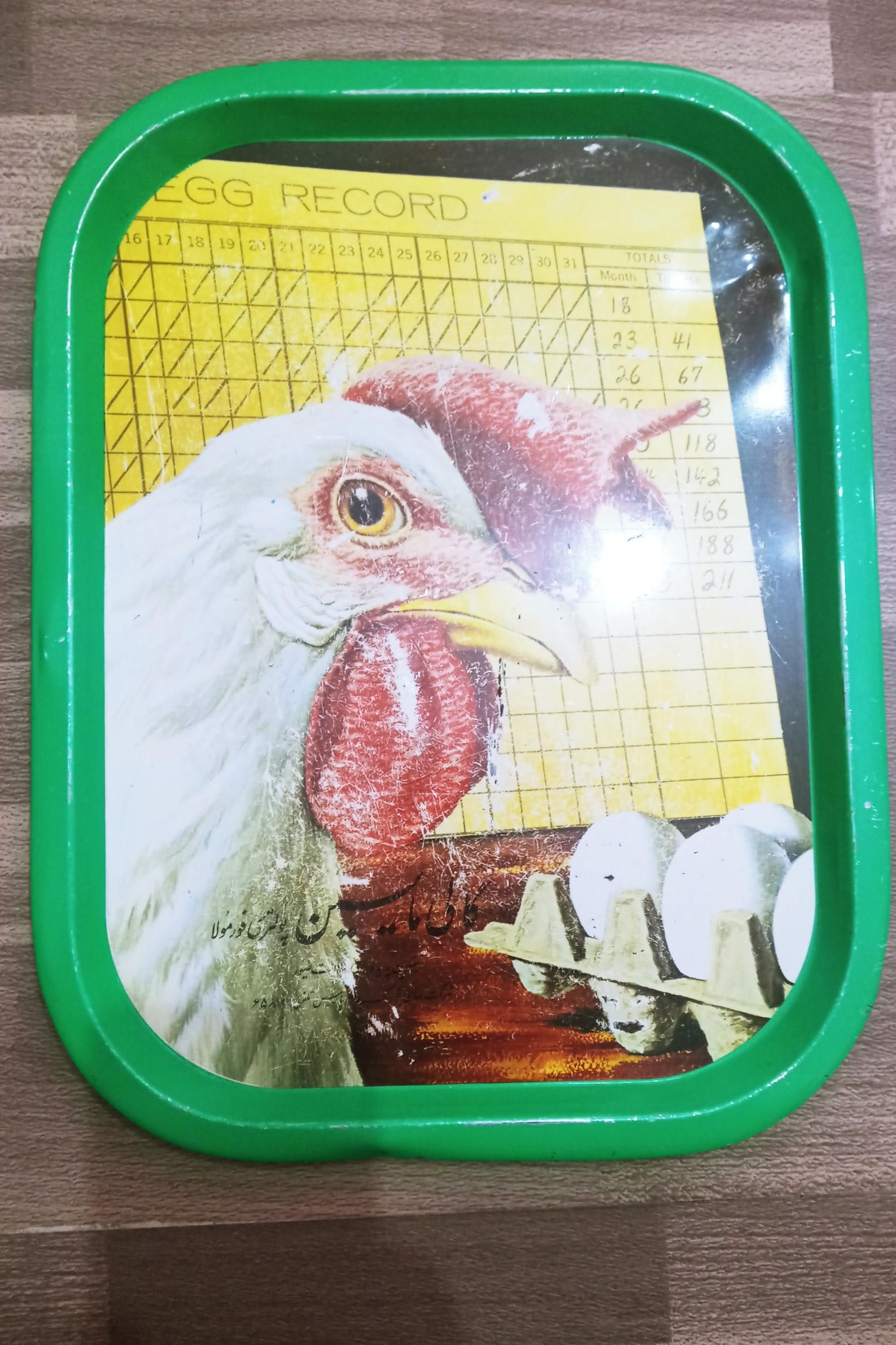 سینی فلزی نقاشی دار