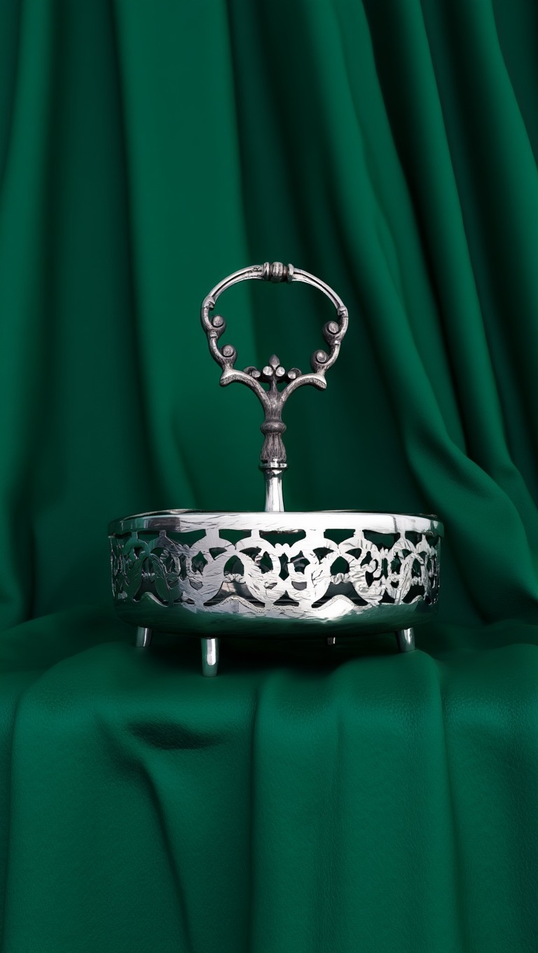 استند استکان برنجی