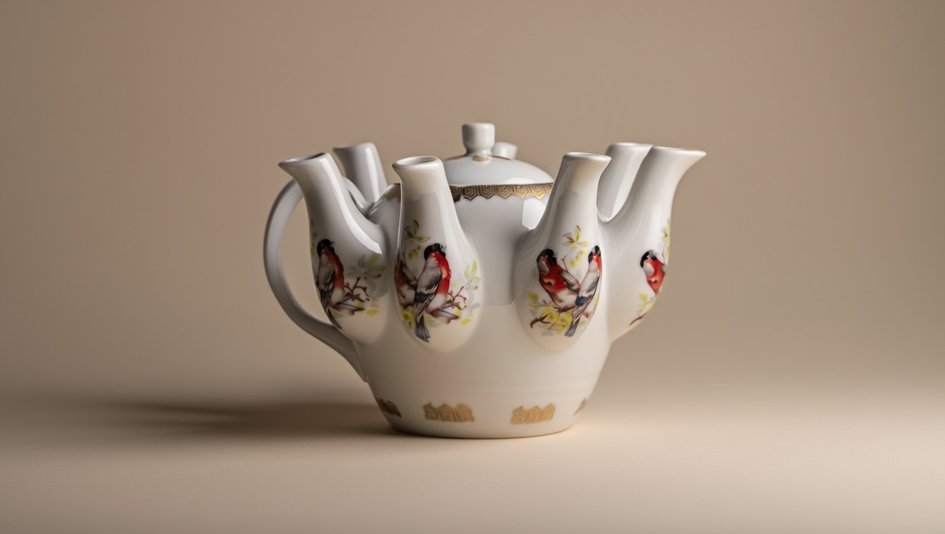 قوری 7 لوله دکوری