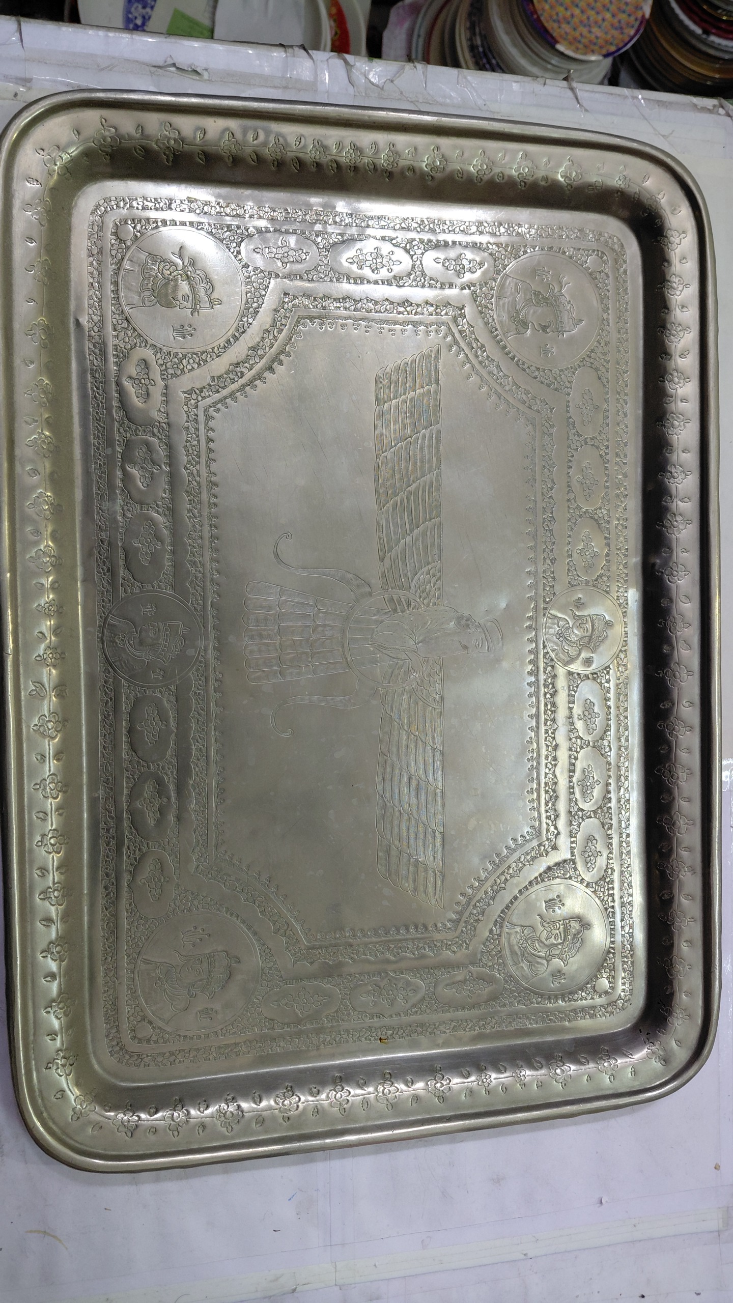 سینی ورشو قلمکاری