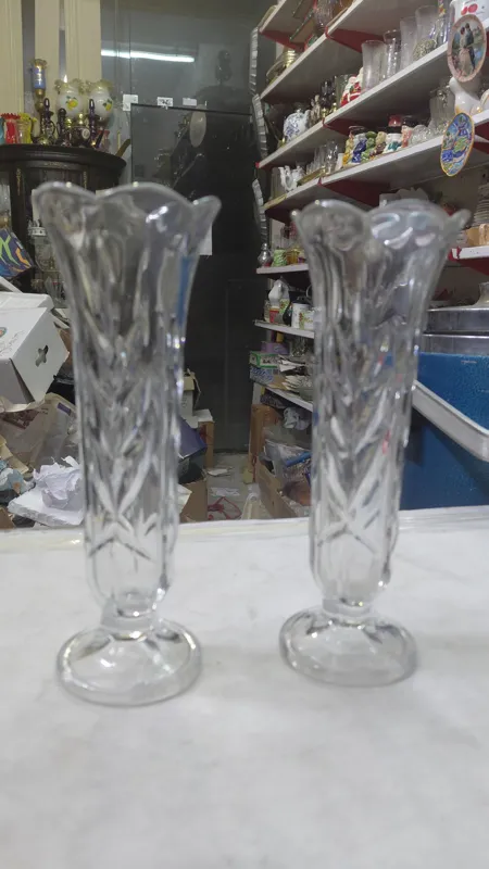 گلدان بلوری رومیزی