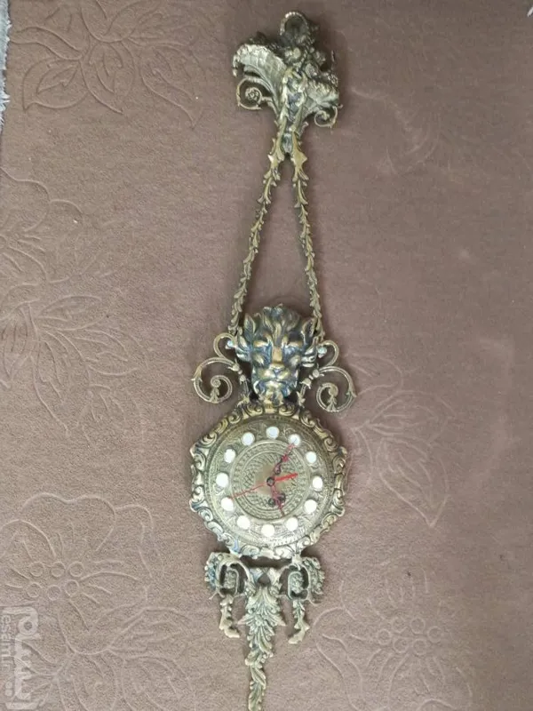 ساعت دیواری برنجی