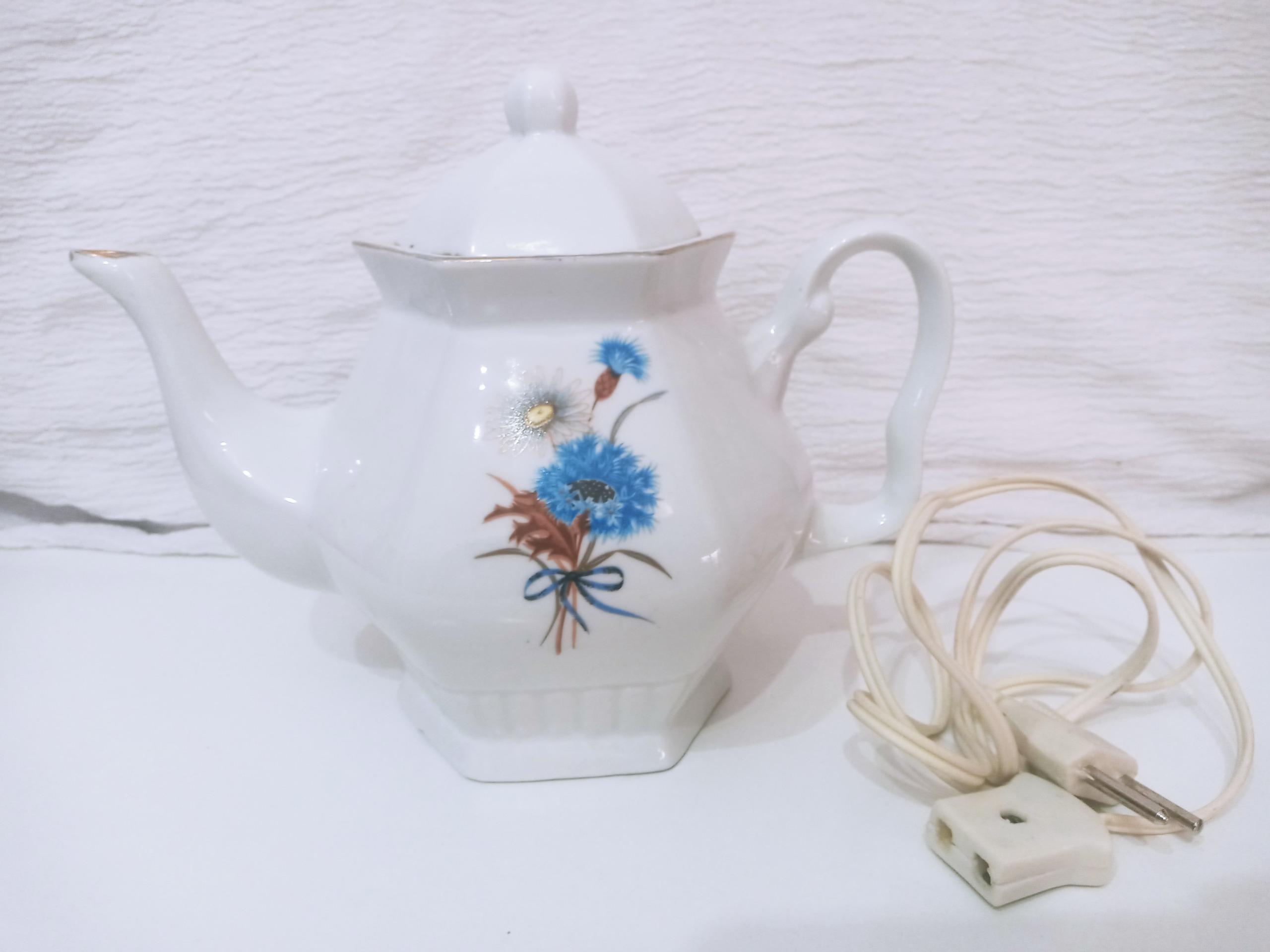 قوری چینی برقی