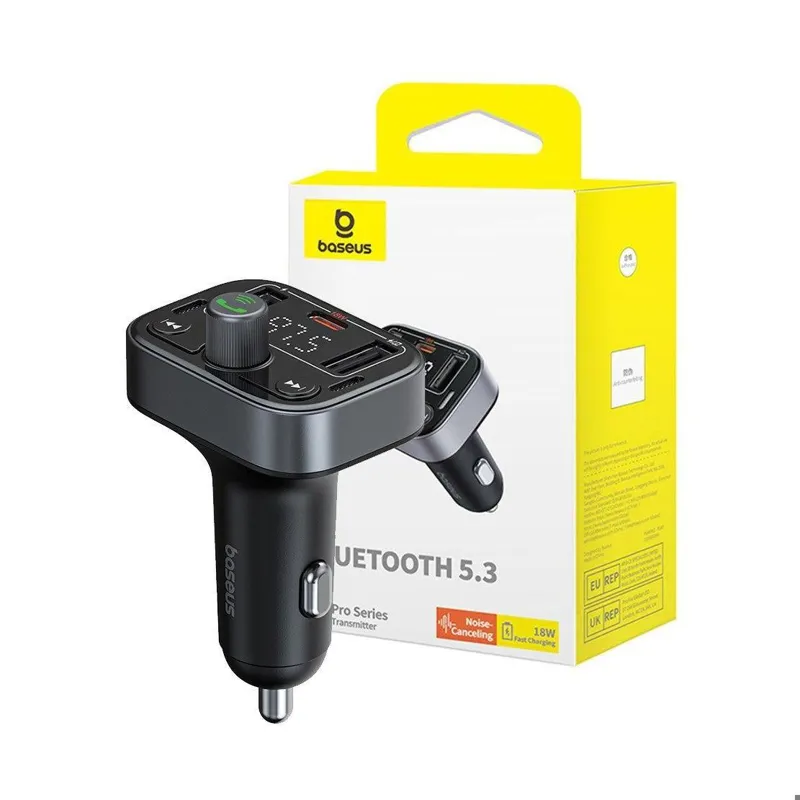 شارژر فندکی پخش کننده بلوتوث بیسوس مدل BS-CH010