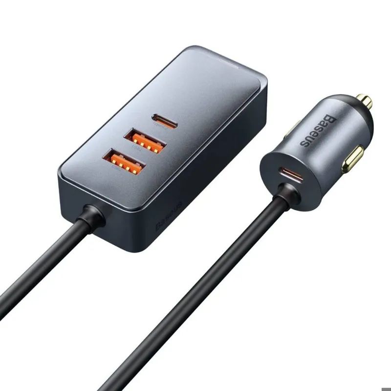 شارژر فندکی 4 پورت بیسوس مدل CCBT-A0G