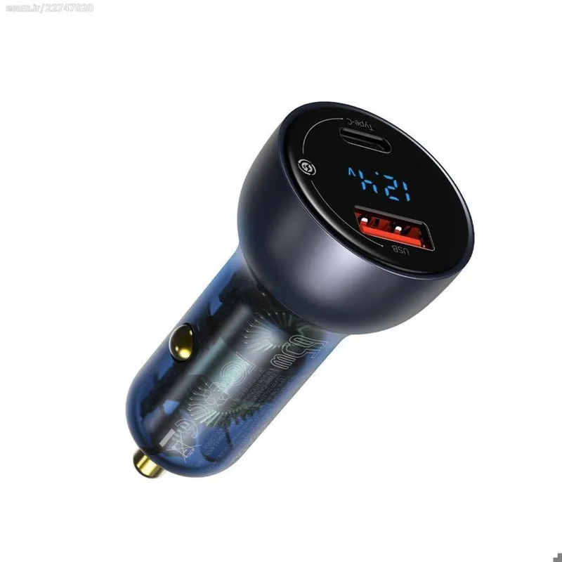 شارژر فندکی 65w بیسوس مدل CCKX-C0G