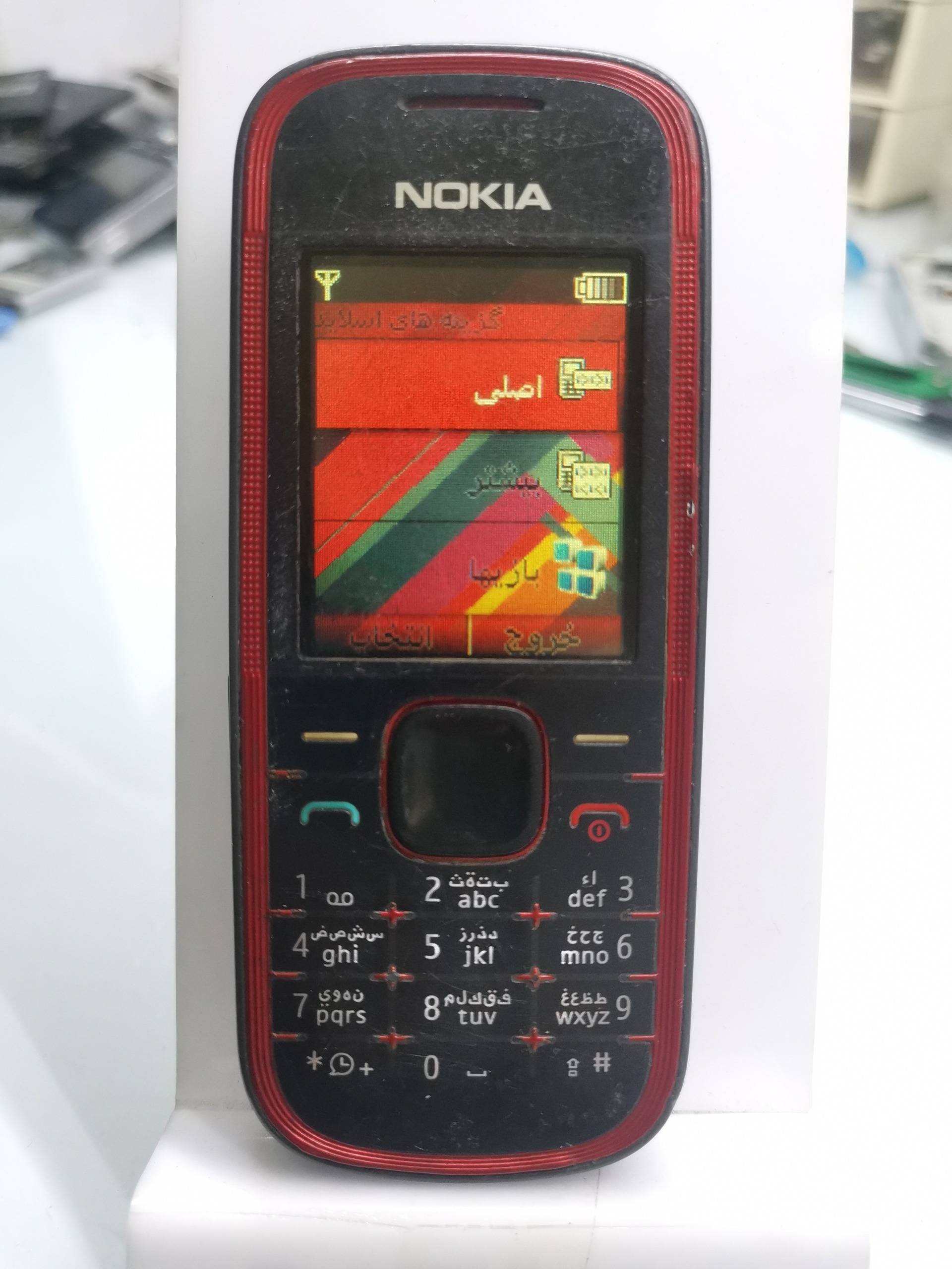 گوشی نوکیا 5030 فابریکی رادیو ساعت گویا چراغ قوه
